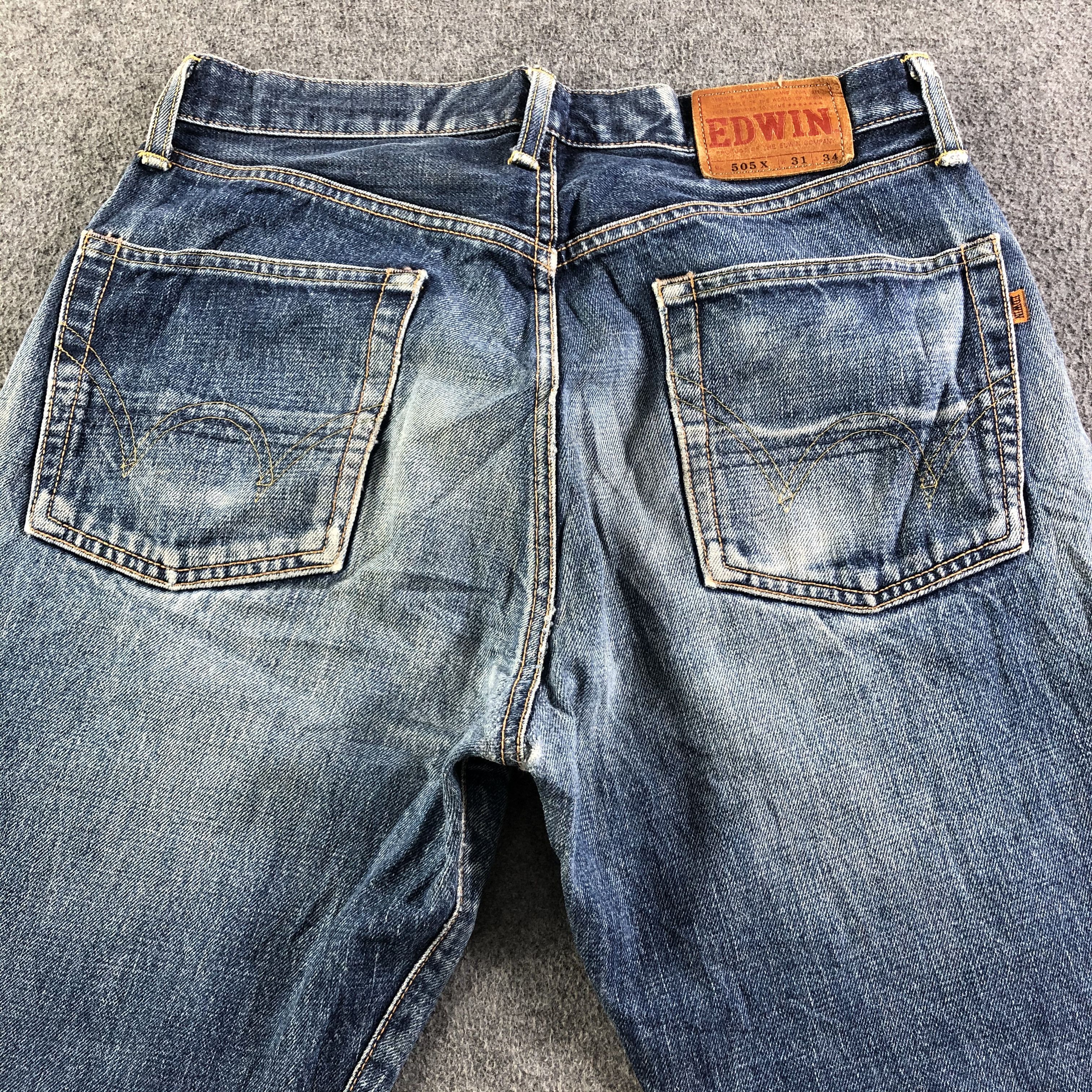 Edwin Vintage Blue Wash Edwin 505x Jeans-J3592 Size US 31 - 4 Thumbnail
