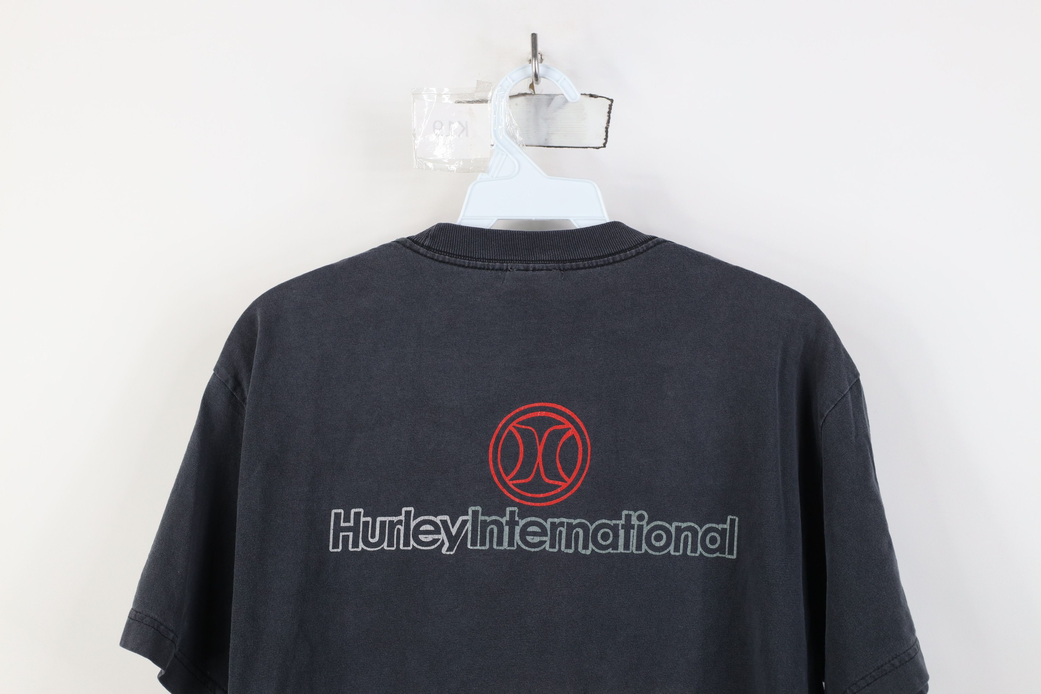 Hurley Vintage 90s Y2K Hurley Surfing Spell Out T-Shirt Black Size US M / EU 48-50 / 2 - 14 Thumbnail