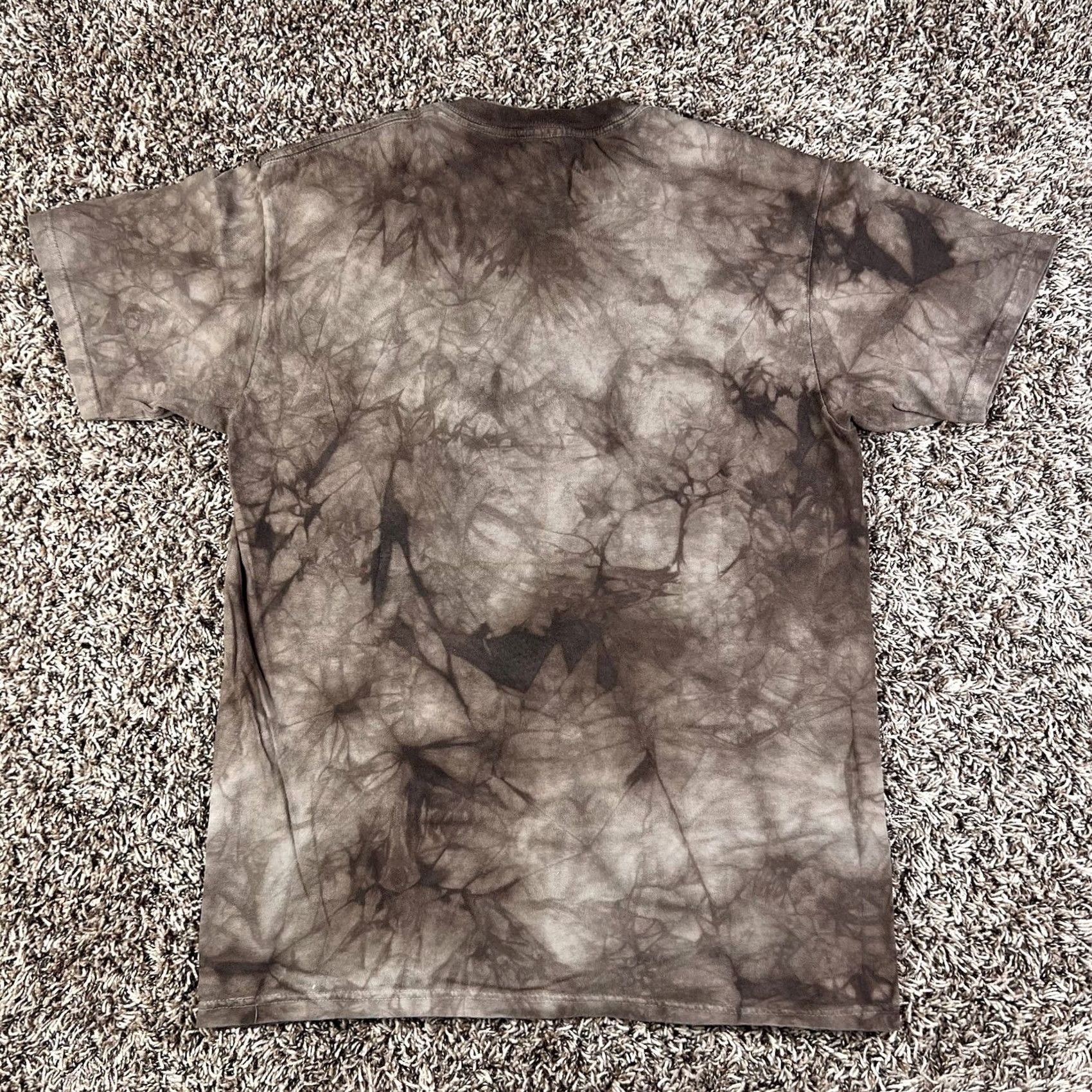 The Mountain The Mountain Wolf Moon Graphic T-Shirt Medium Tie-Dye Brown Big Graphic Print S/M Unisex Adults Mens Womens Size US M / EU 48-50 / 2 - 3 Thumbnail