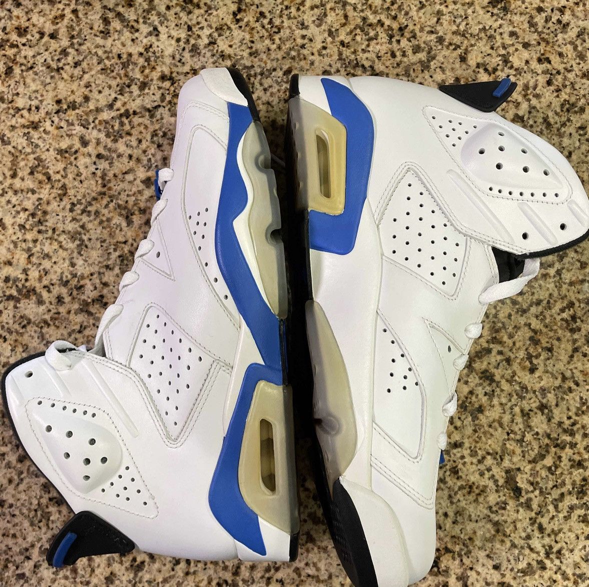 Hypebeast × Jordan Brand × Nike Air Jordan 6 Retro Sport Blue Size US 10 / EU 43 - 8 Thumbnail
