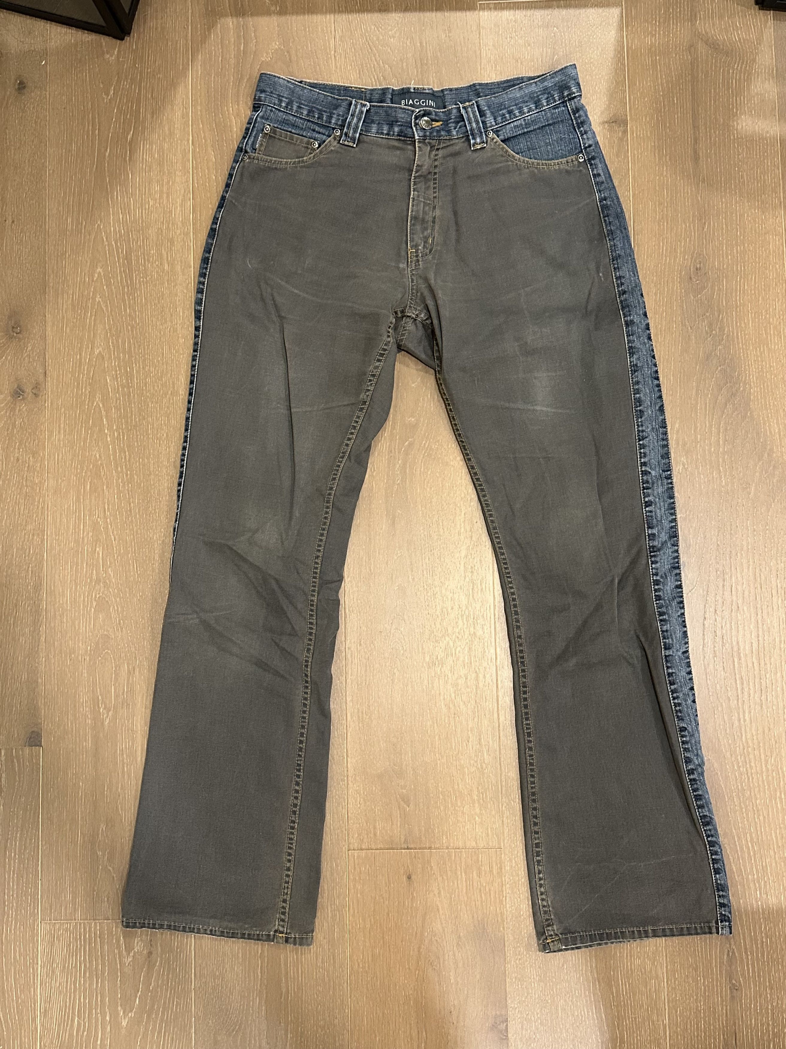 Vintage Vintage Biaggini Recontructed Hybrid Jean Size US 33 - 1 Thumbnail