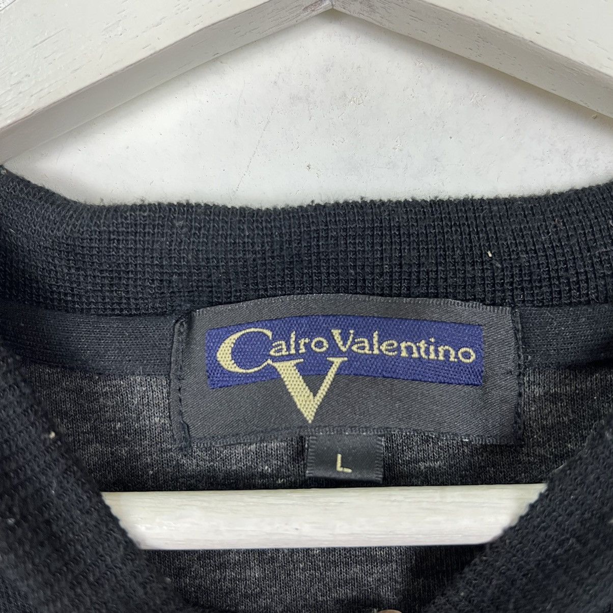 Japanese Brand 🔥 CALRO VALENTINO EMBROIDERY BIG LOGO SWEAT JUMPER Size US L / EU 52-54 / 3 - 9 Thumbnail