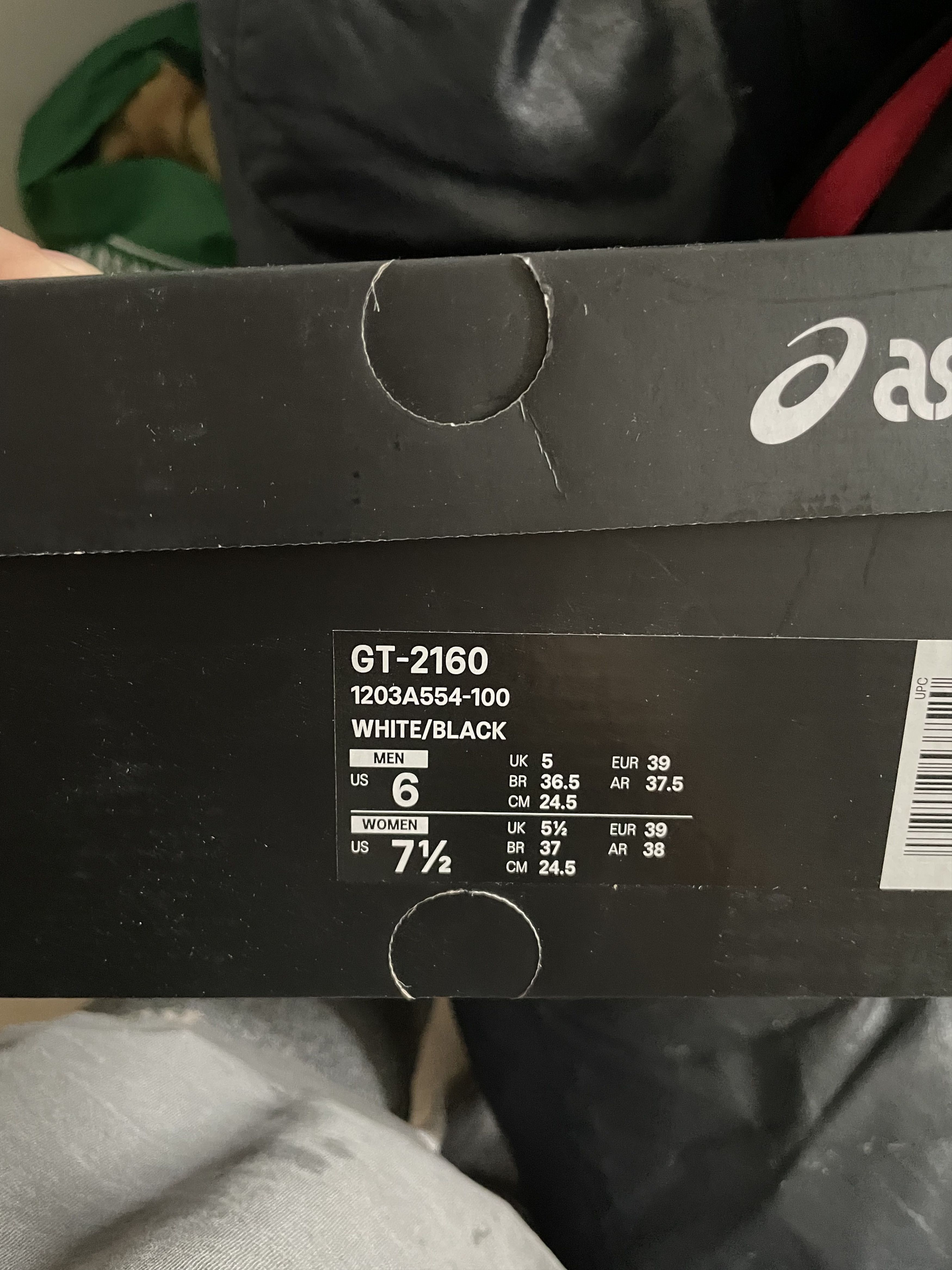 Asics × JJJJound JJJJound x GT 2160 'White Black' Size US 6 / EU 39 - 4 Thumbnail