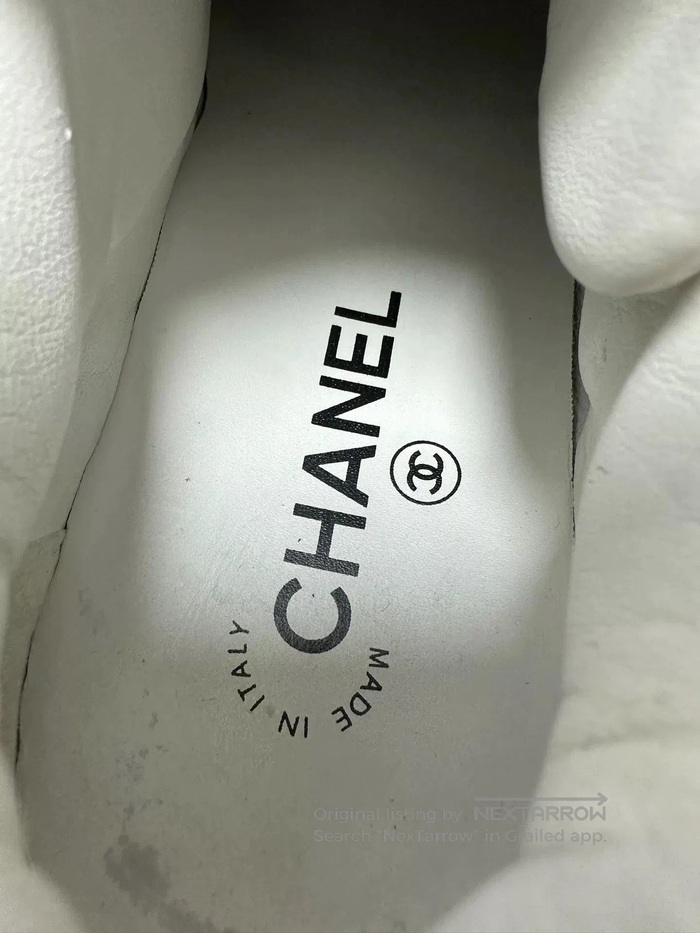 Chanel Chanel White Double C Logo Sneakers. Size US 6 / IT 36 - 8 Thumbnail