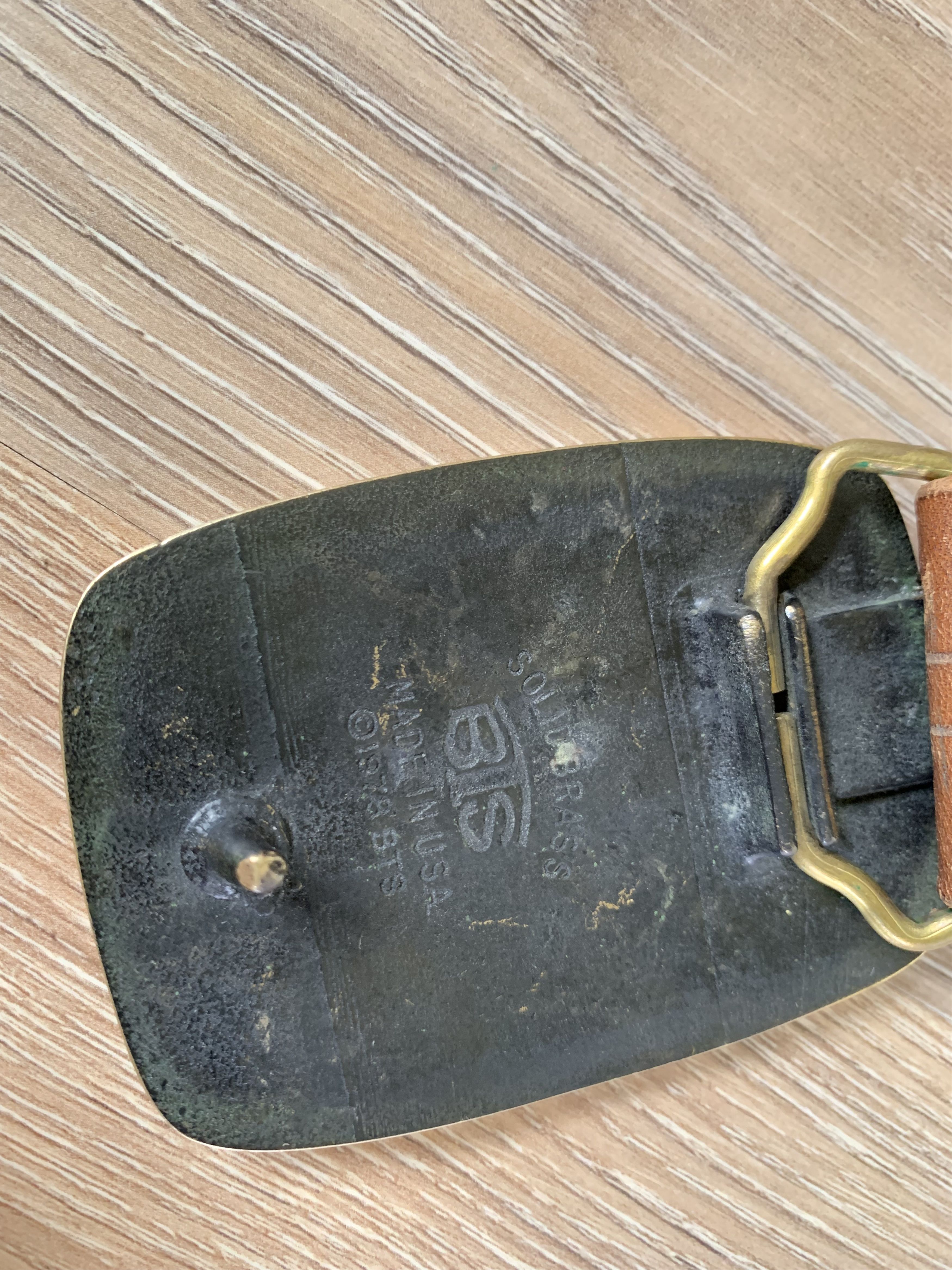 Vintage BTS Retro Embossed Western Cowboy Leather Belt Size ONE SIZE - 7 Thumbnail