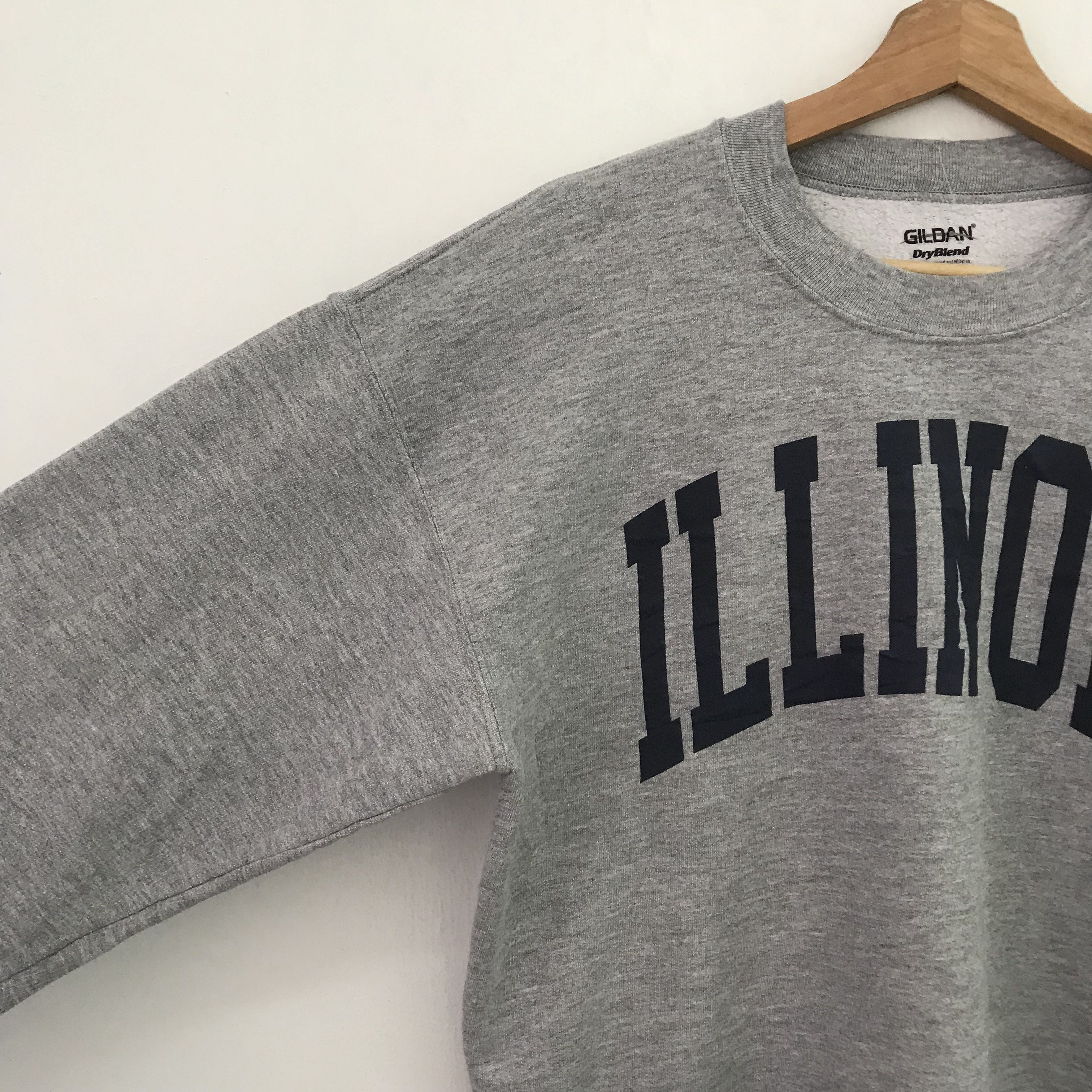 Vintage Vintage University Illinois Gray Sweatshirt - 653 Size US M / EU 48-50 / 2 - 4 Thumbnail