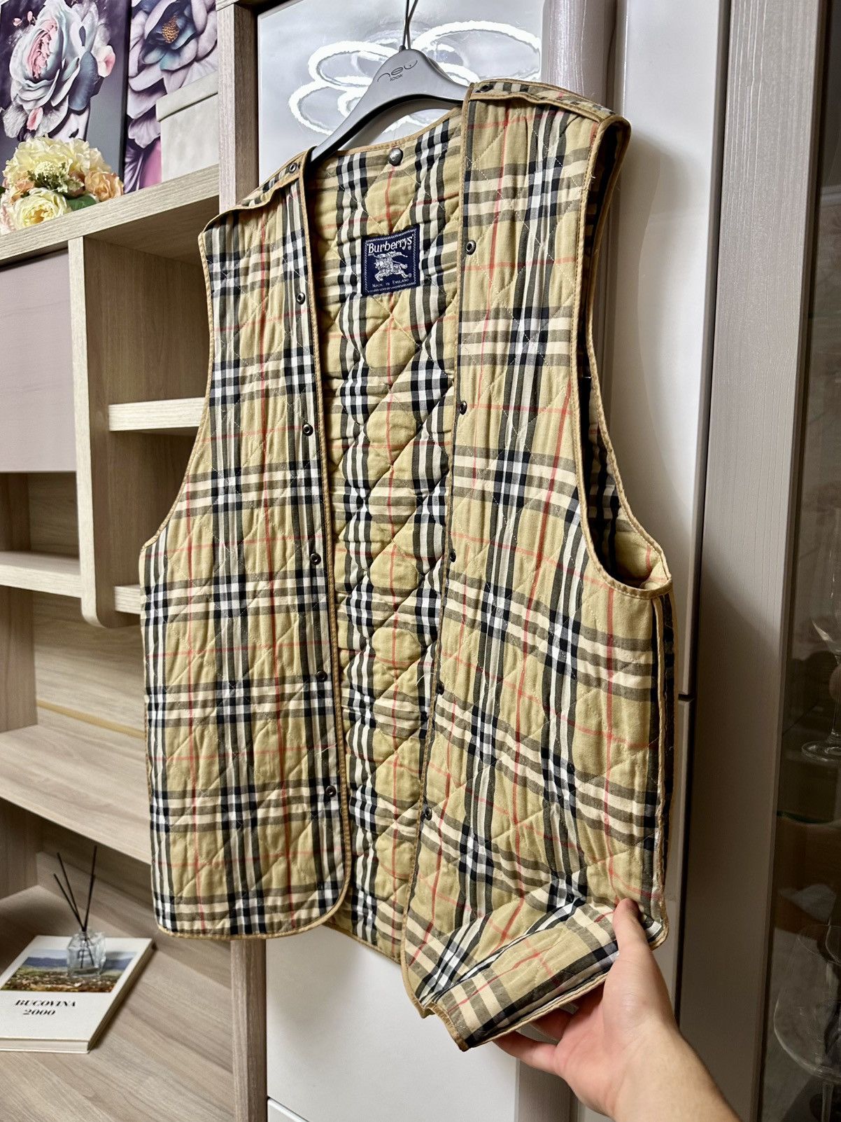出産祝い Burberry × Luxury × Vintage Burberrys London Nova Check Vest トップス