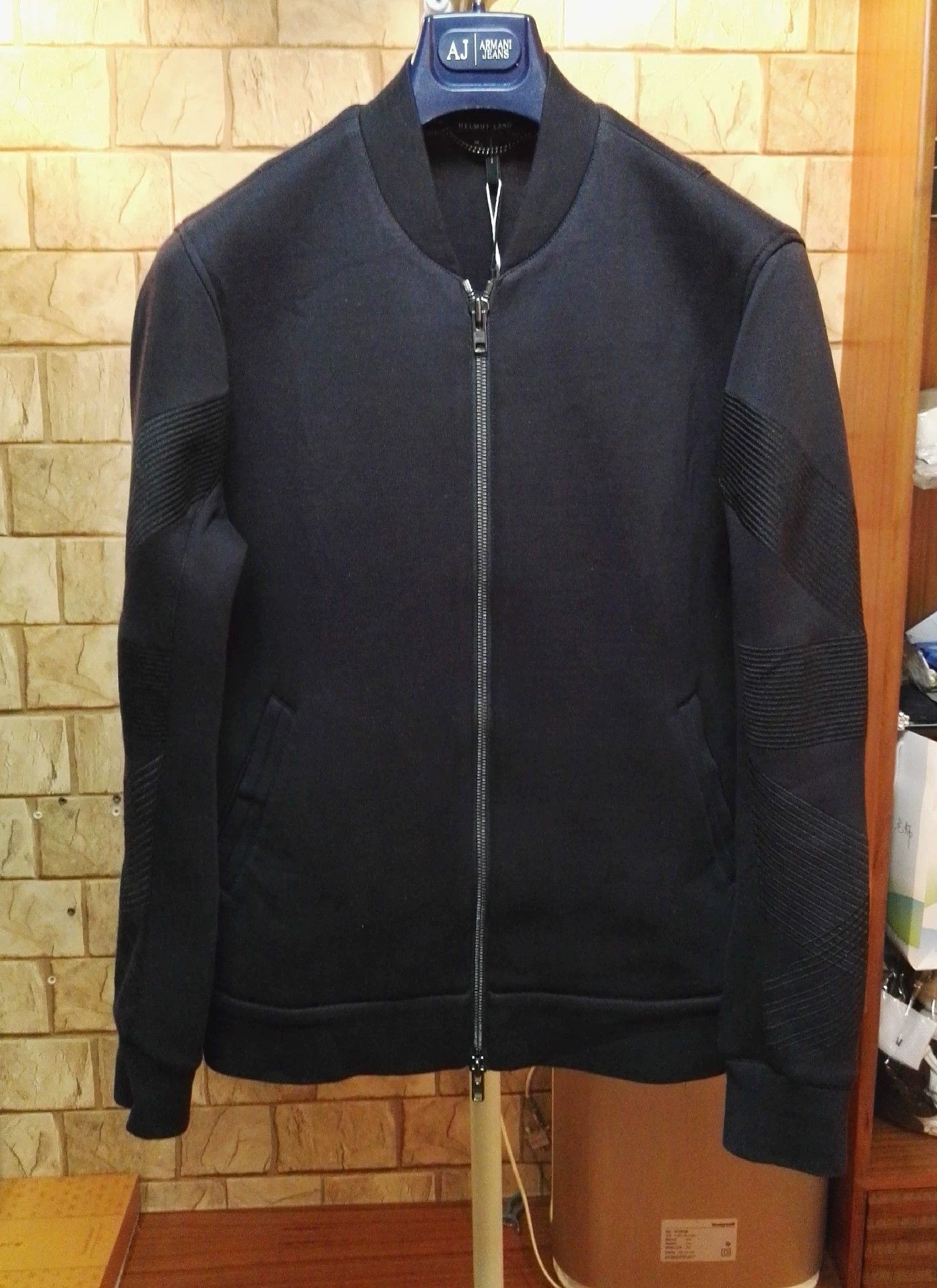 Helmut lang Men's thick cotton slim collar jacket