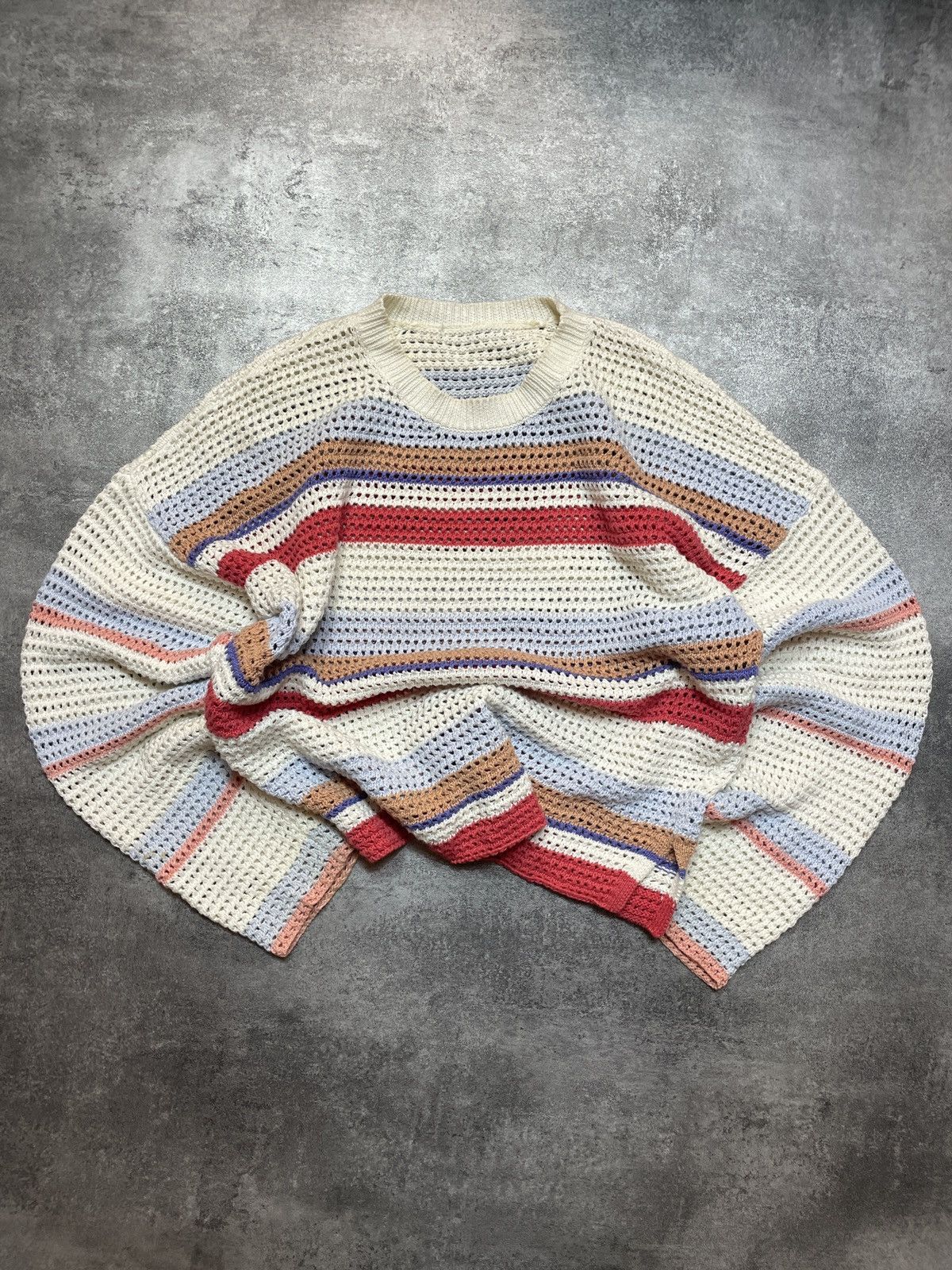 Vintage Vintage Y2K Knitwear Sweater Boxy Fit Rare Size S / US 4 / IT 40 - 1 Thumbnail