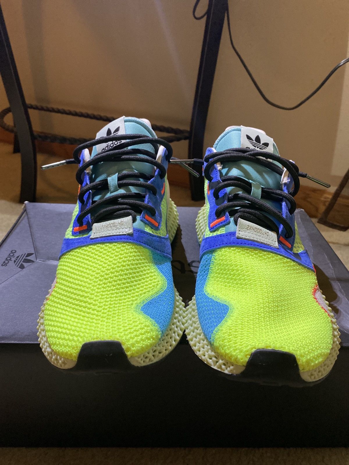 Adidas Adidas ZX 4000 4D ‘Easy Mint’ Size US 12 / EU 45 - 8 Thumbnail