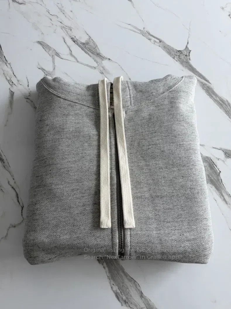 Nigel Cabourn Nigel Cabourn Hooded zip-up sweatshirt in mixed gray Size US XL / EU 56 / 4 - 4 Thumbnail