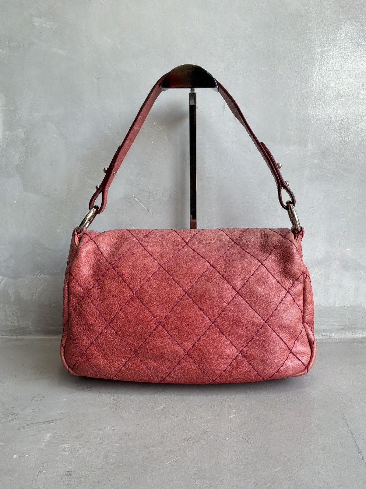 Chanel Chanel - On The Road - Quilted Lambskin Flap Shoulder Bag Size ONE SIZE - 2 Thumbnail