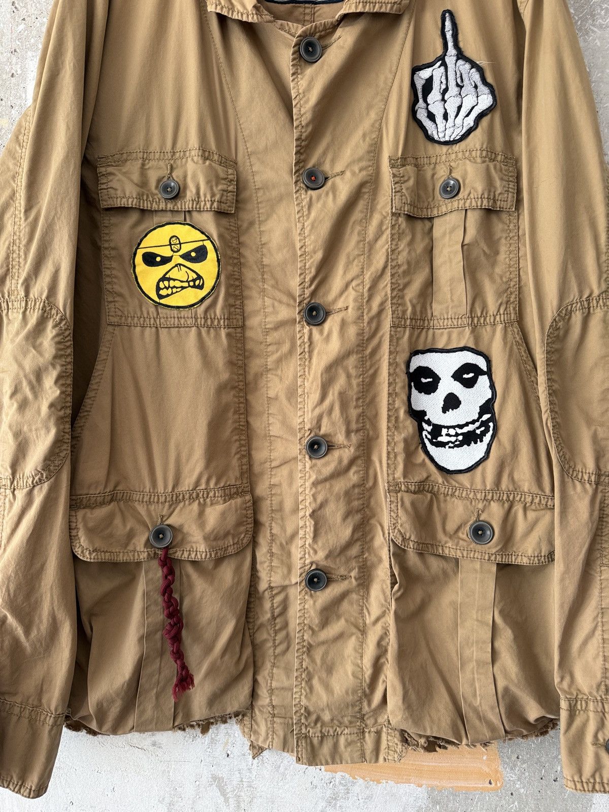 Misfits EPC PatchWork Big Logo Hard Core Custom Crazy Jacket Misfits Size US L / EU 52-54 / 3 - 6 Thumbnail