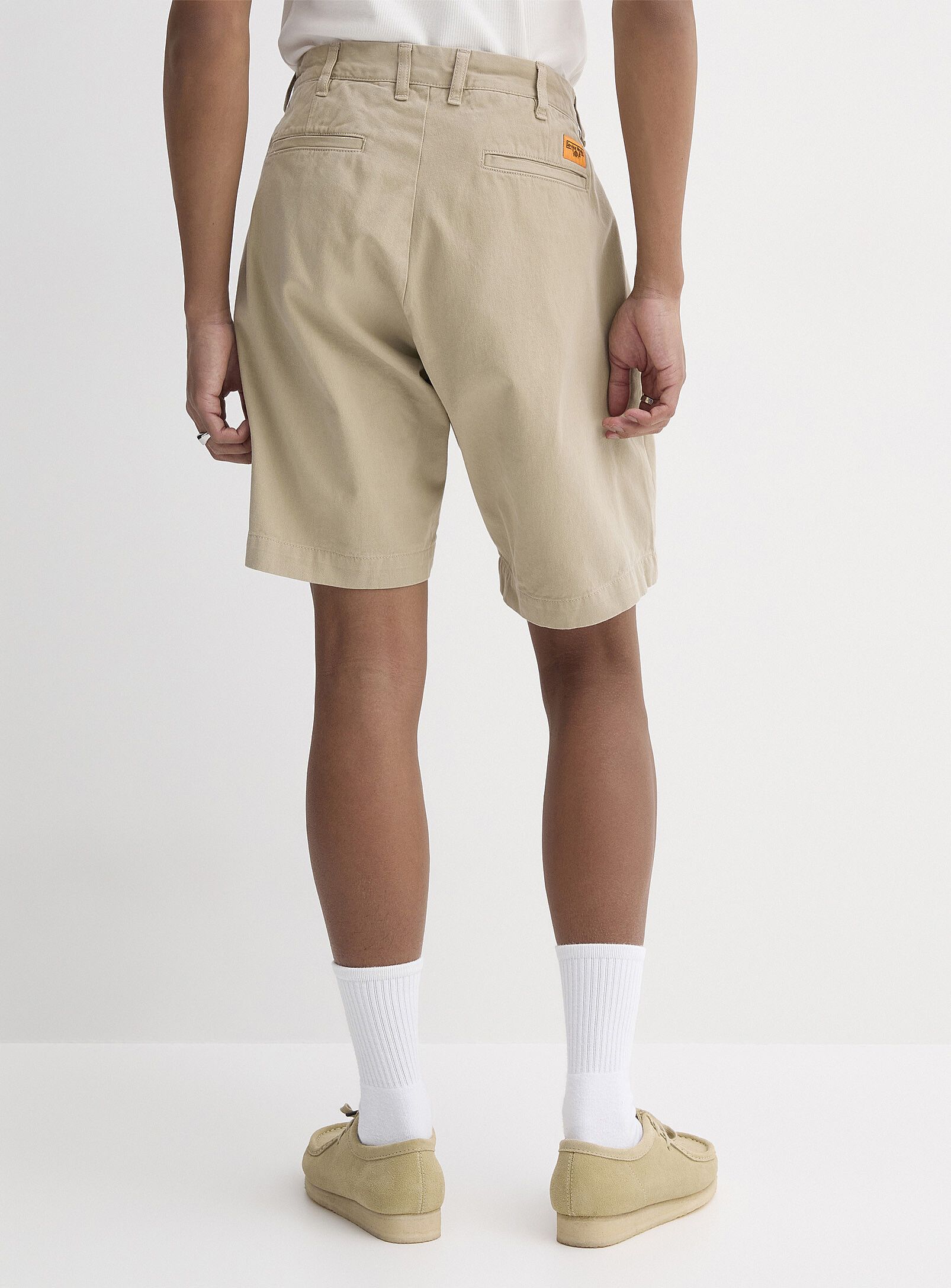 Service Works BNWT SS25 SERVICE WORKS PLEATED CHINO SHORTS BEIGE S Size US 30 / EU 46 - 12 Thumbnail