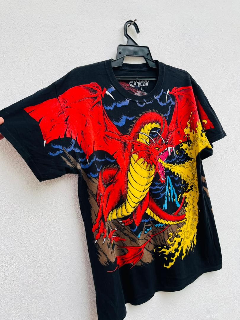Liquid Blue Vintage Liquid Blue Streetwear Fashion Style Size US L / EU 52-54 / 3 - 3 Thumbnail