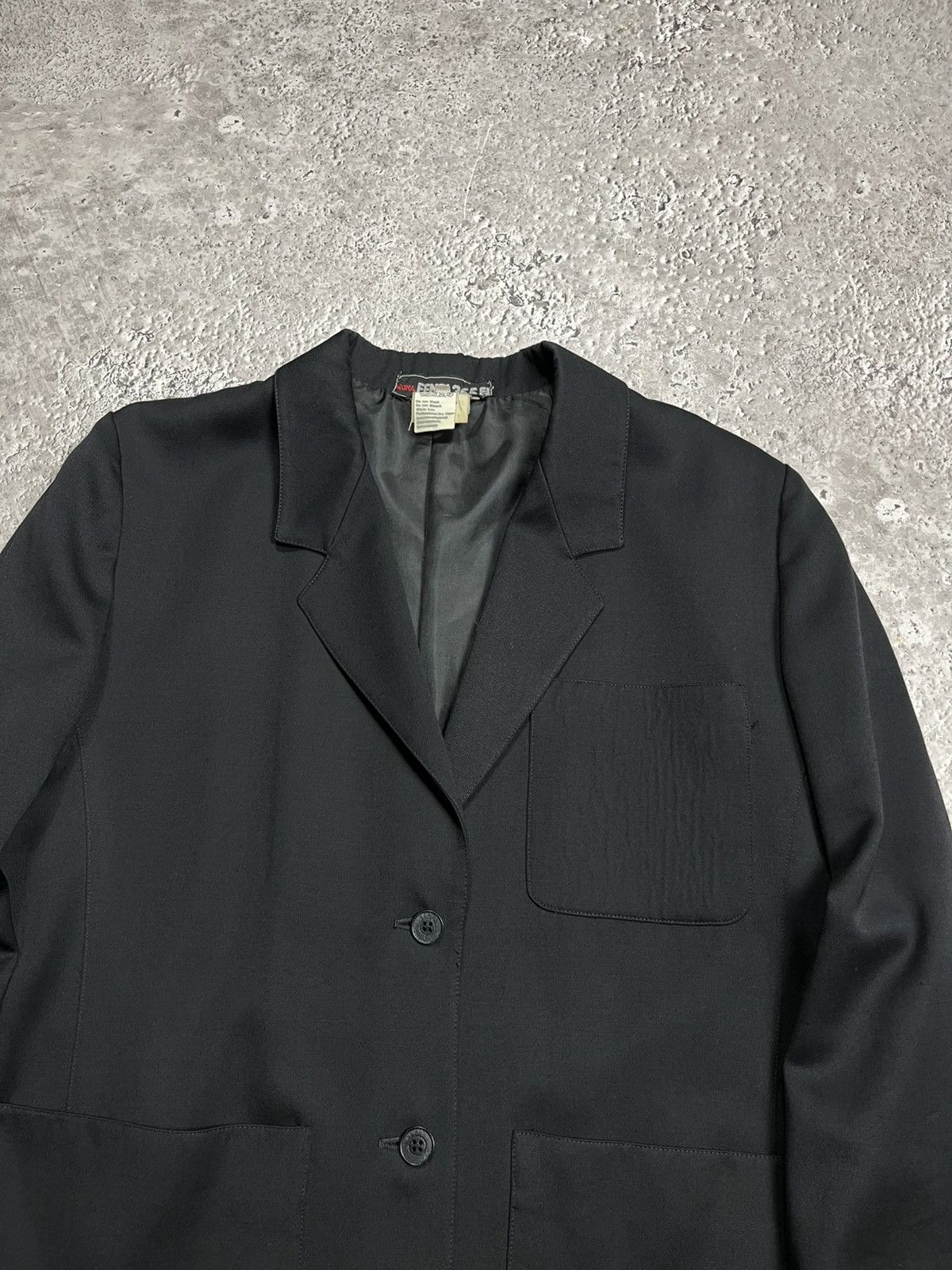 Fendi Fendi 365 Roma Vintage Black Wool Blazer Jacket Italy 46 Size 46R - 3 Thumbnail