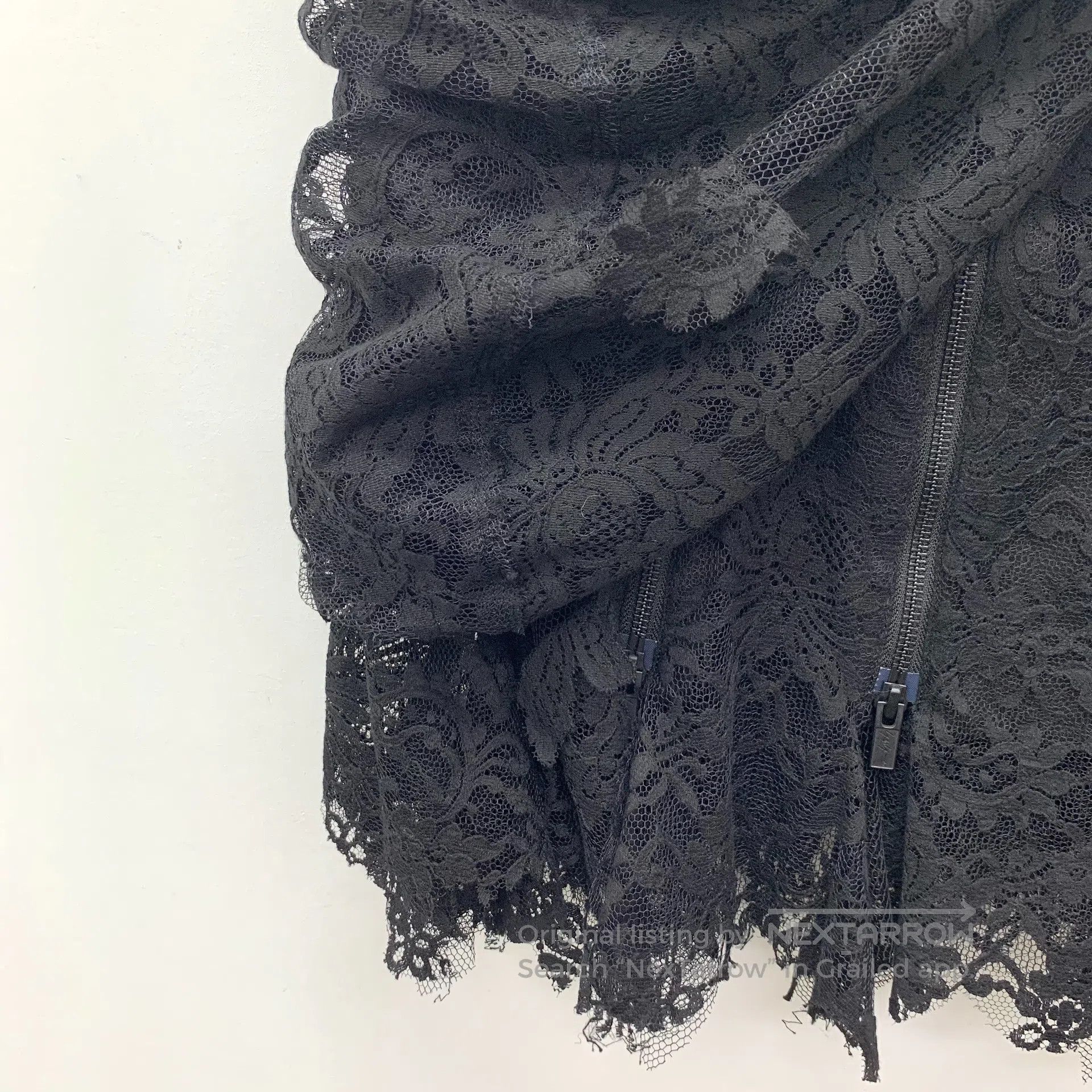 Yohji Yamamoto Yohji Yamamoto Black lace floral embroidery cotton bandeau Size M / US 6-8 / IT 42-44 - 4 Thumbnail