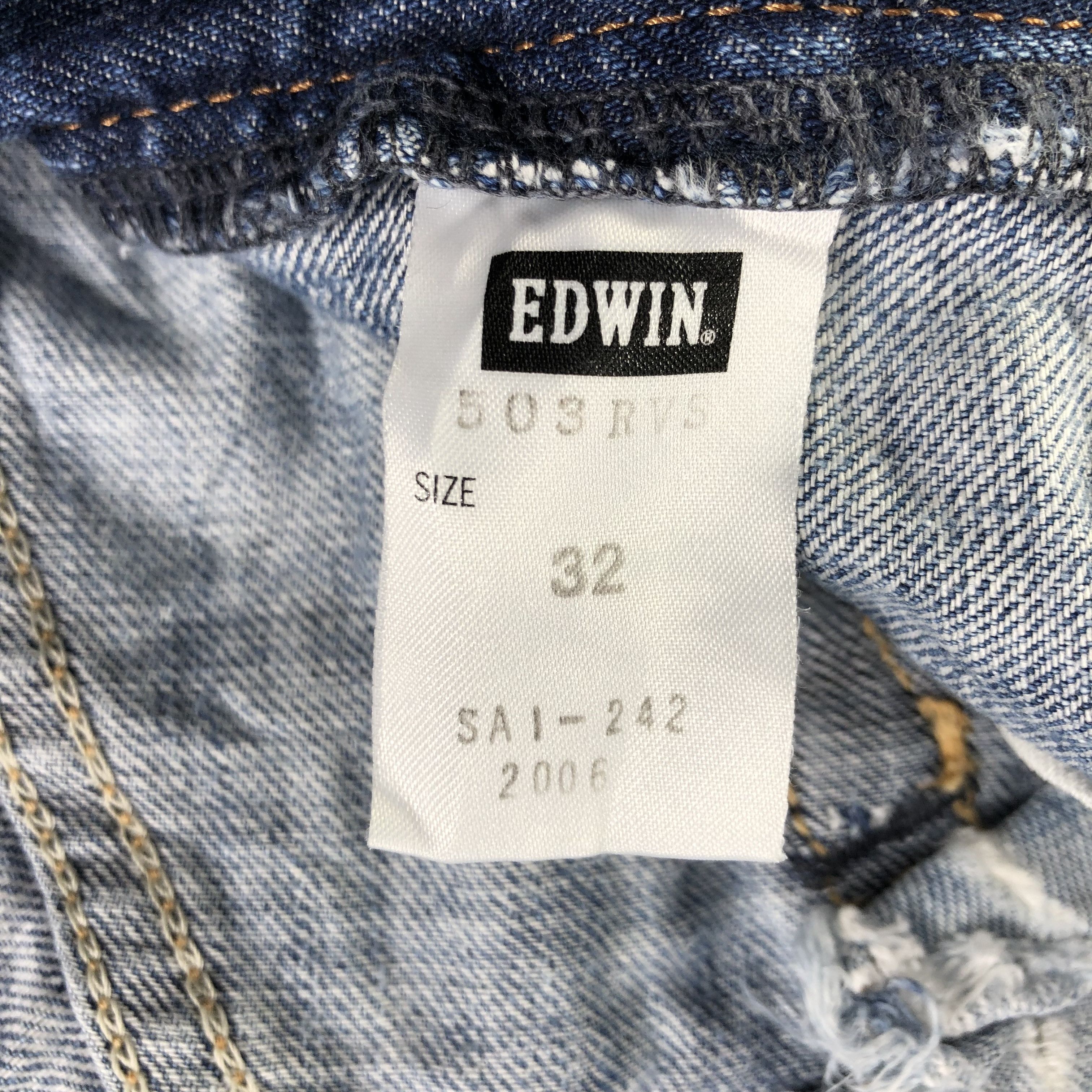 Edwin Vintage Edwin Jeans Distressed Denim KJ2127 Size US 32 / EU 48 - 9 Thumbnail