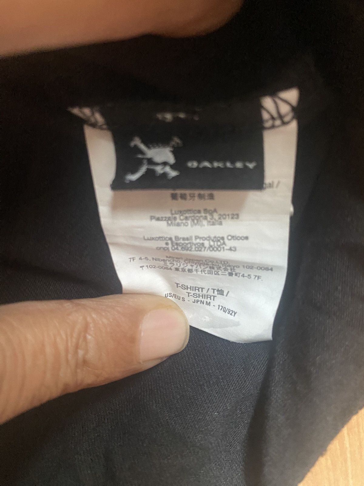 Oakley × Samuel Ross Oakley x Samuel Ross Black Tee Size S BNWT Size US S / EU 44-46 / 1 - 5 Thumbnail