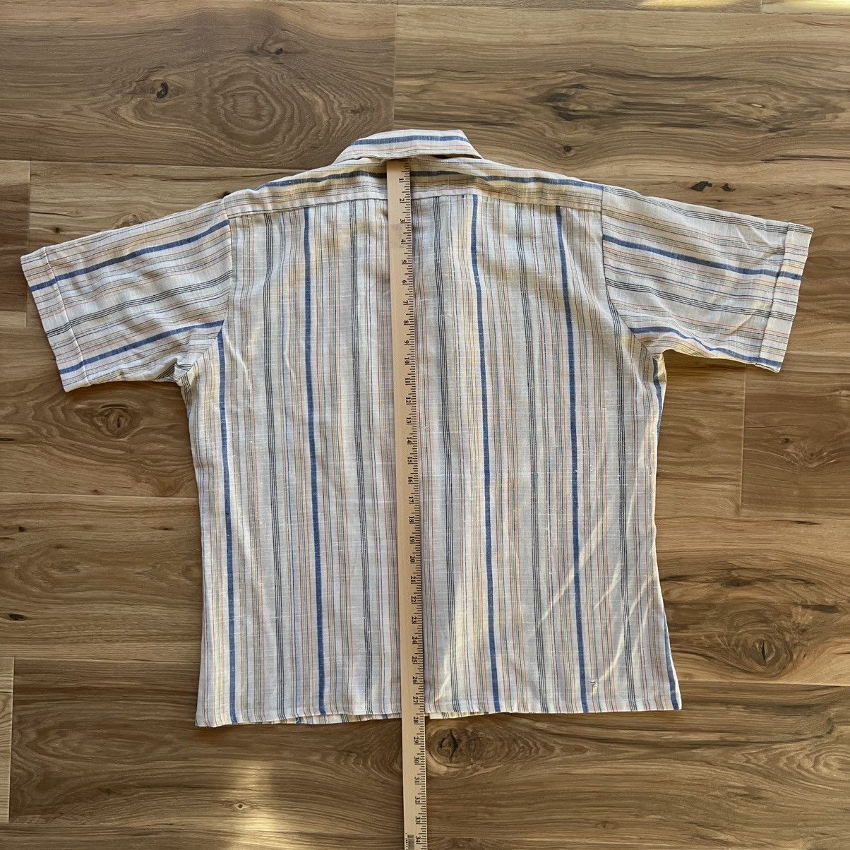 Other Manhattan At Ease Mens Button Up Shirt XL Multicolor Large Size US XL / EU 56 / 4 - 4 Thumbnail