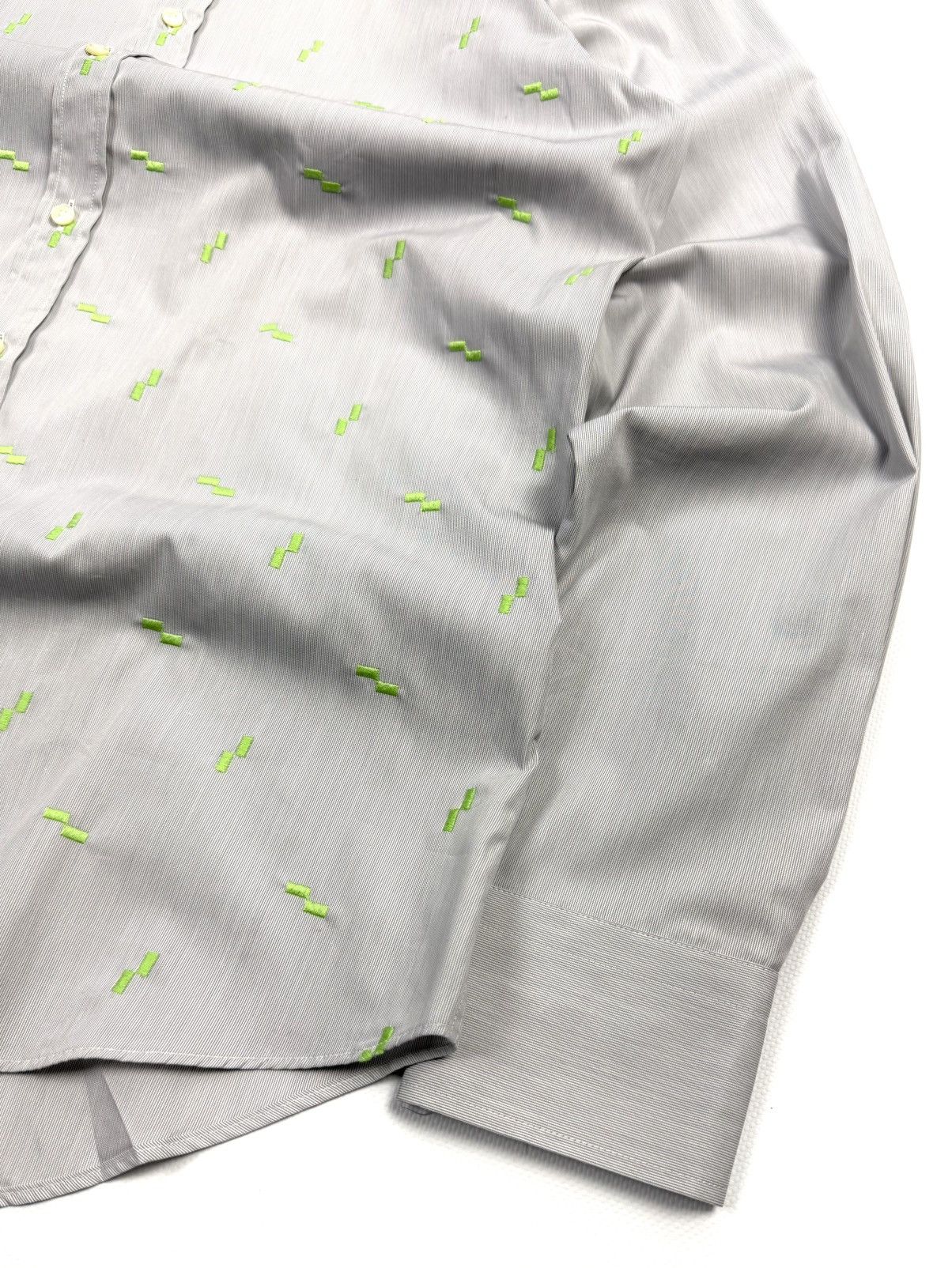Etro Rare ETRO Luxury Cotton Button-Up Shirt Gray Italy Vintage Size US L / EU 52-54 / 3 - 12 Thumbnail