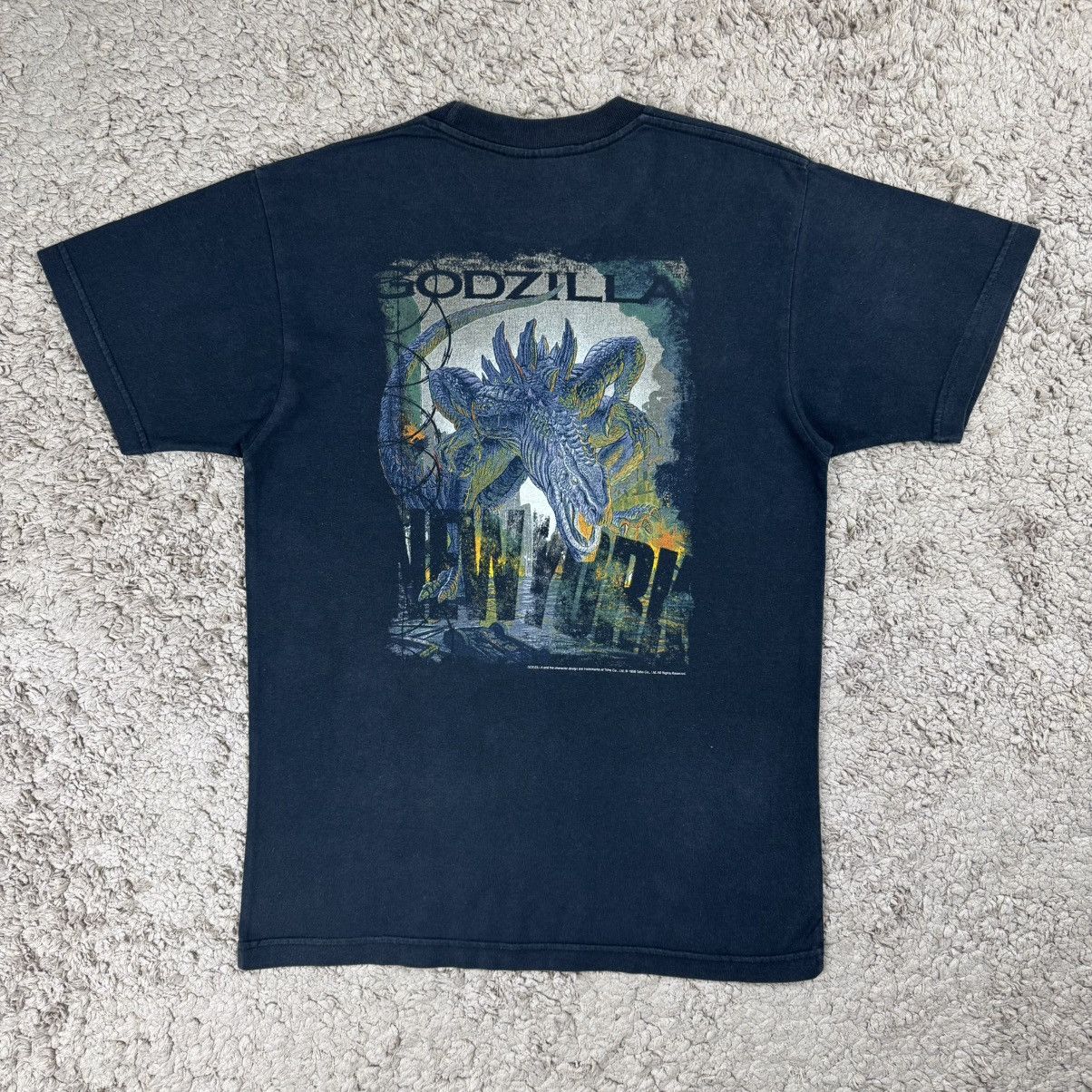 Vintage Vintage 1998 Godzilla Movie Promotional T-shirt Size US M / EU 48-50 / 2 - 1 Thumbnail