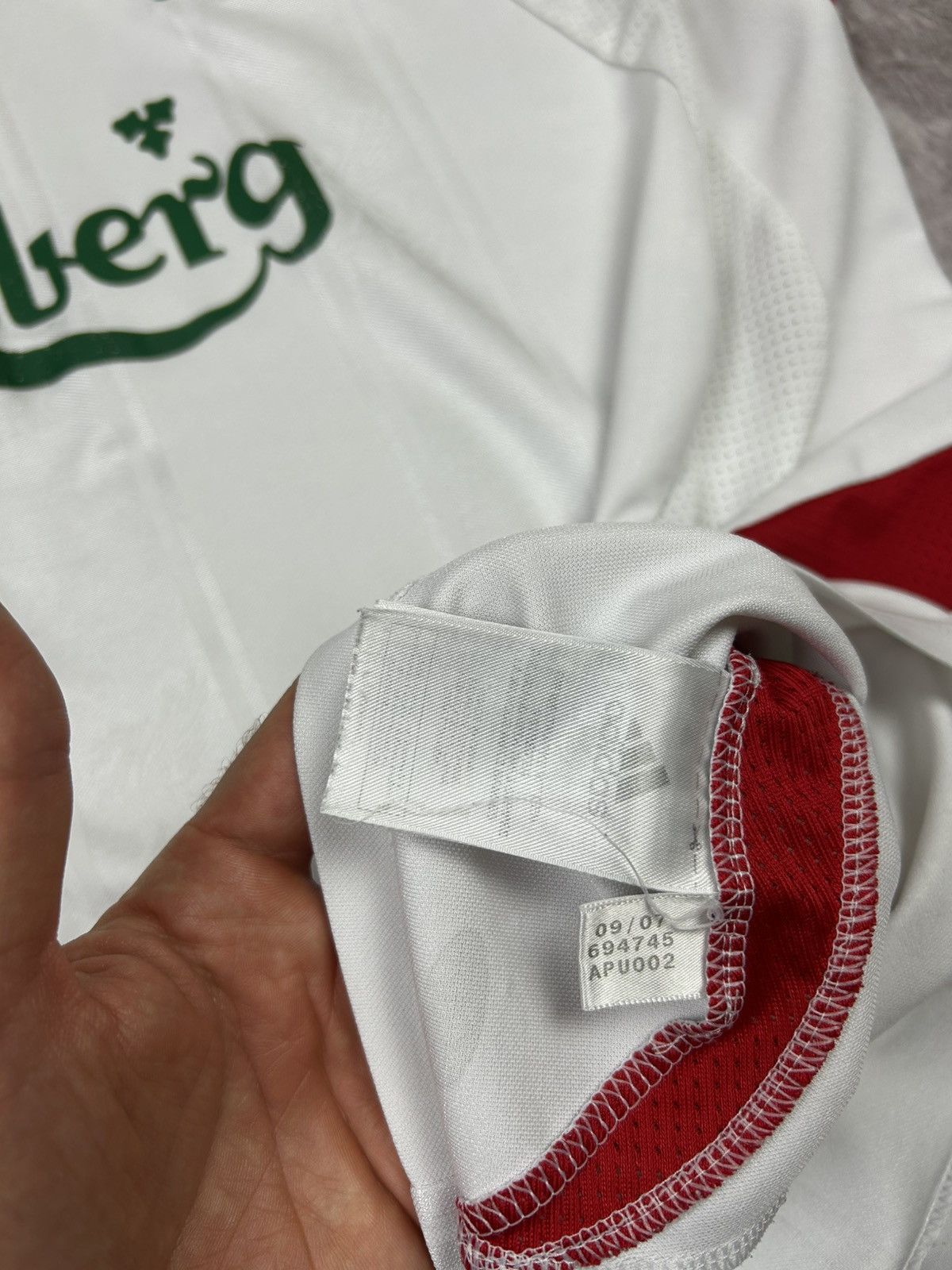 Adidas Adidas Liverpool 2007-2008 Jersey T- 5 shift Y2K style Size US L / EU 52-54 / 3 - 8 Thumbnail