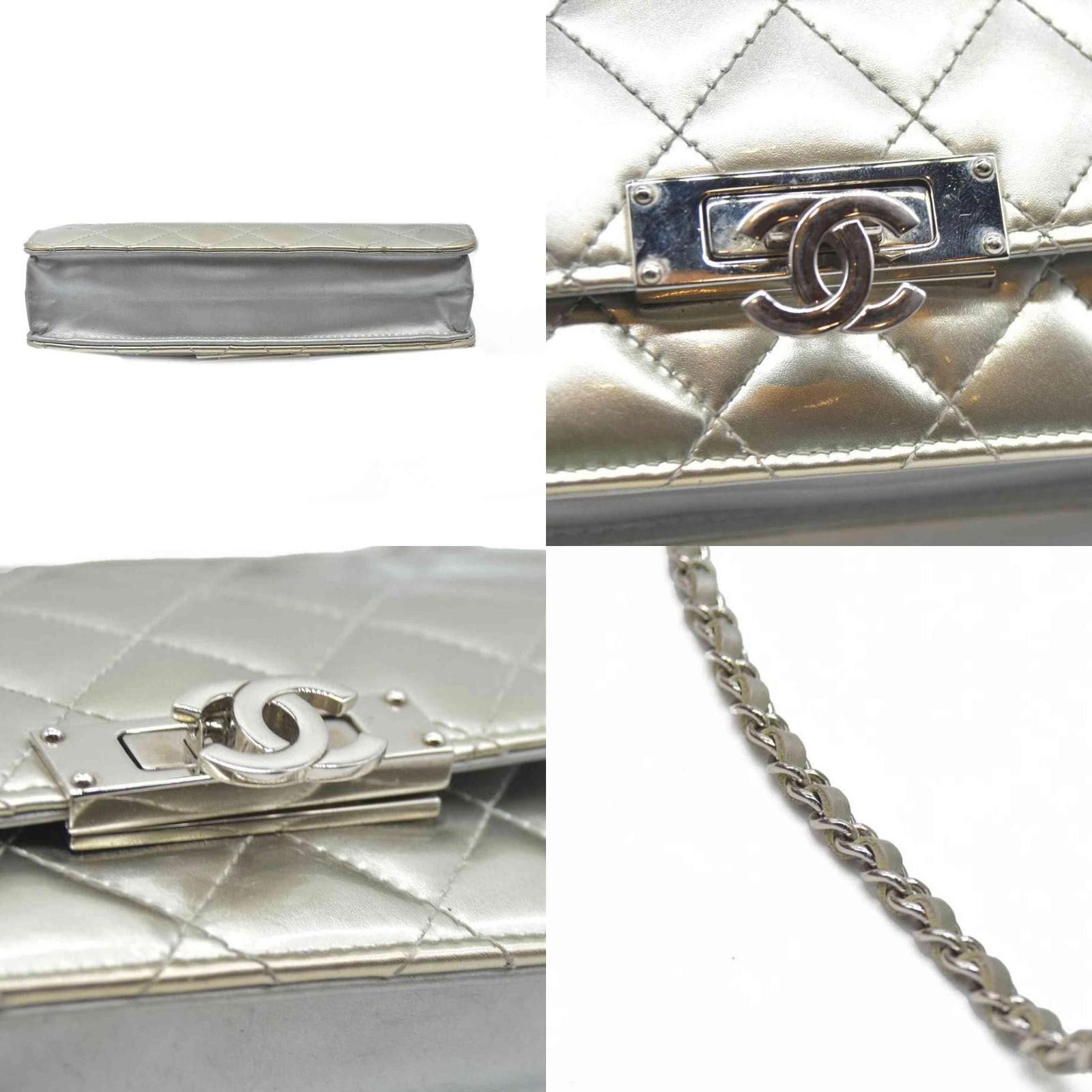 Chanel Chanel Patent Quilted Golden Class Wallet on Chain WOC Size ONE SIZE - 4 Thumbnail