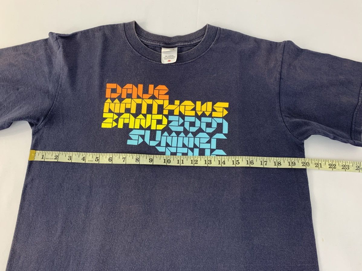 Band Tees Dave Matthew Band Summer Us Tour 2007 Crewneck Rock Tee Size US M / EU 48-50 / 2 - 9 Thumbnail