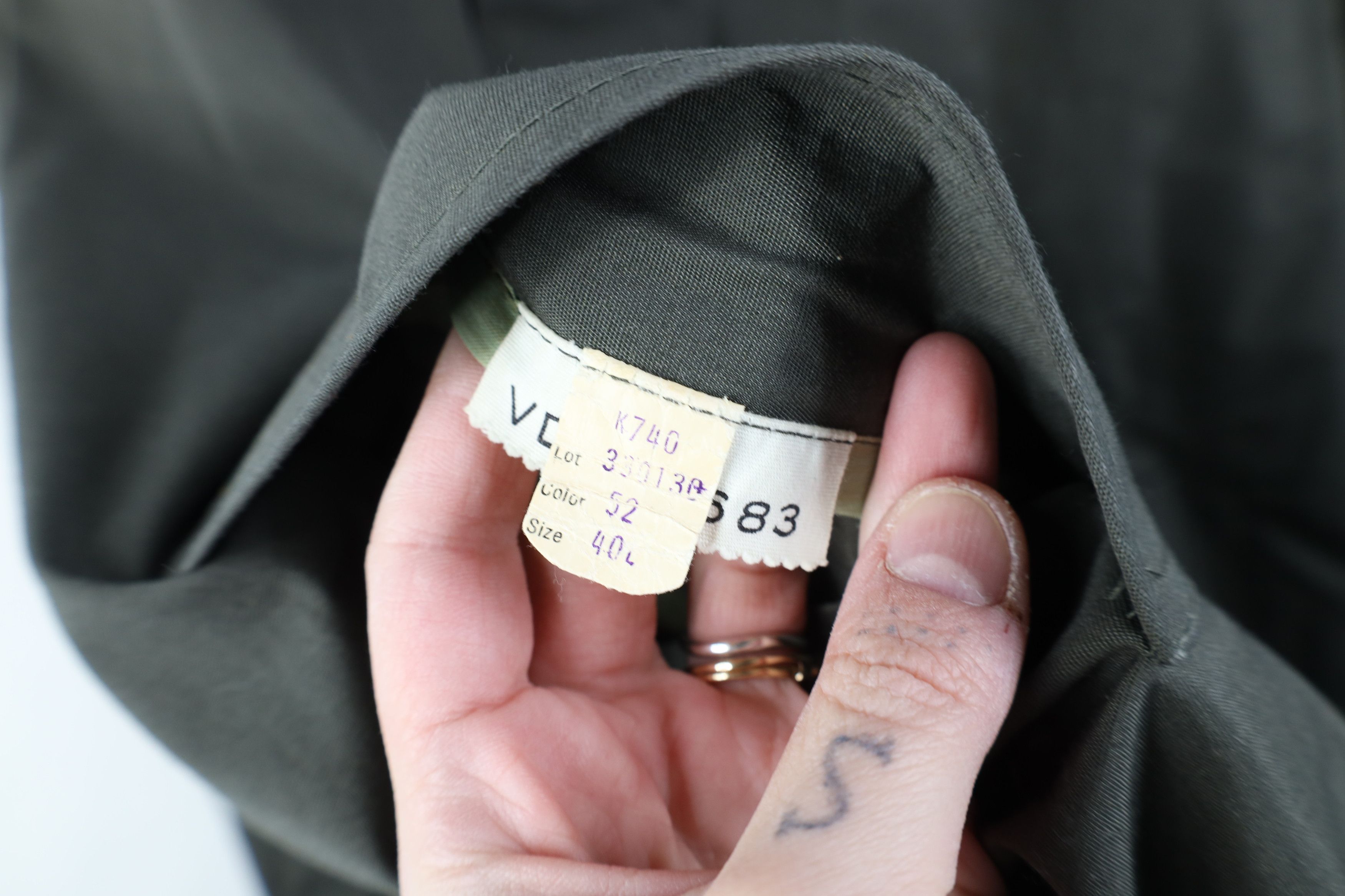 Vintage Vintage 50s 60s Streetwear Trench Coat Rain Jacket Green USA Size US XL / EU 56 / 4 - 8 Thumbnail