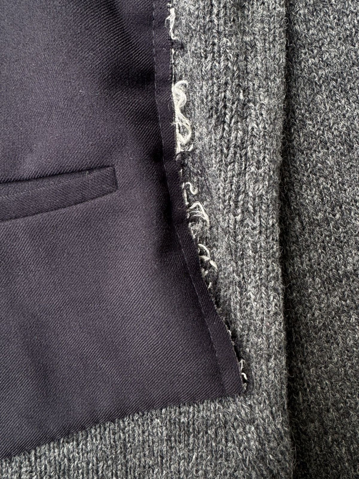 Maison Margiela Maison Martin Margiela AW04 Artisanal Docked Vest Sweater Size US L / EU 52-54 / 3 - 6 Thumbnail