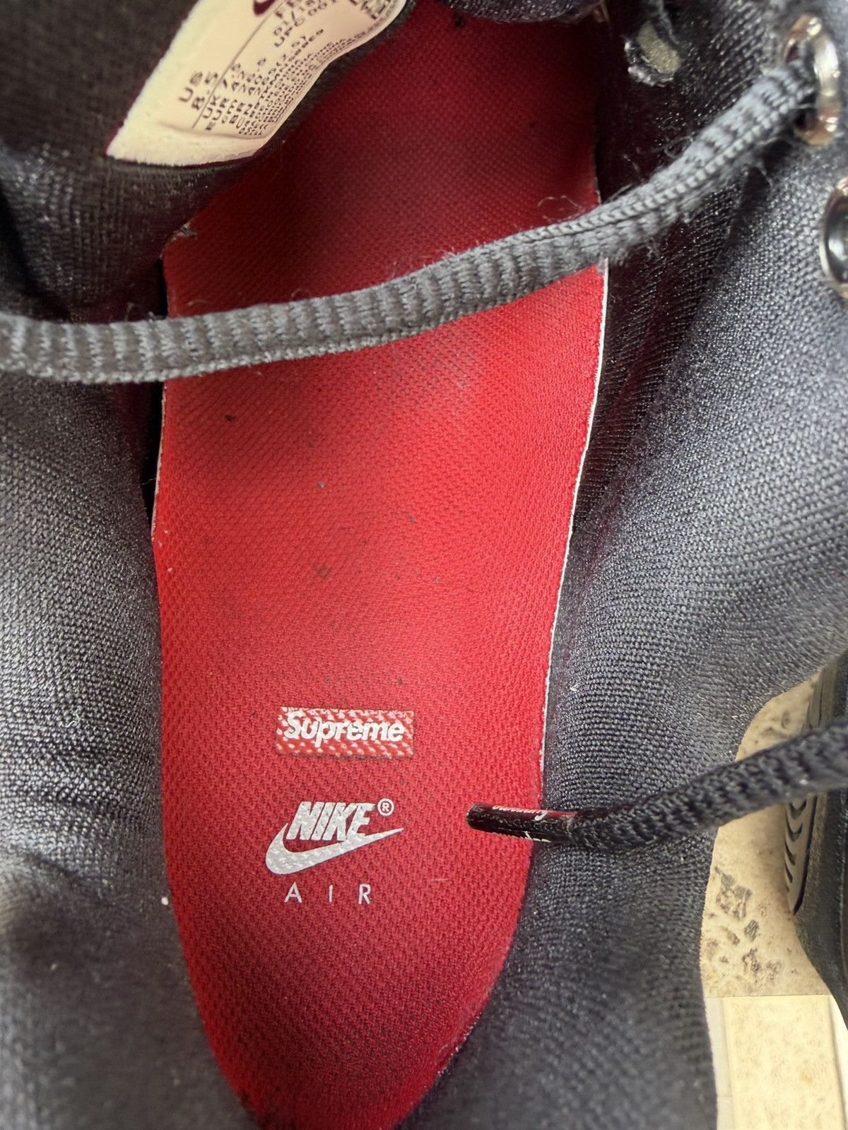 Nike × Supreme Nike x Supreme Air Zoom Courtposite Black Shoes Sbeakers Size US 8.5 / EU 41-42 - 13 Thumbnail