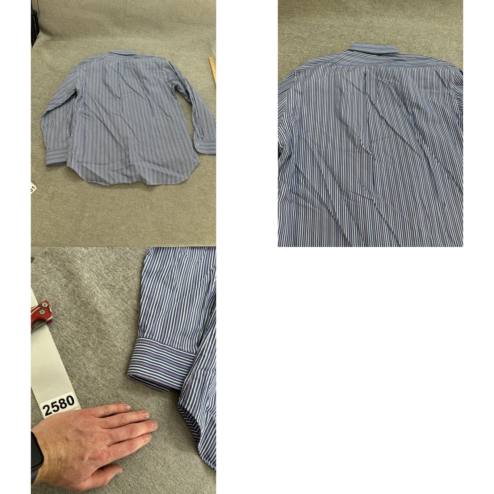 Peter Millar Peter Millar Button Down Shirt Mens XL Striped Blue Long Sleeve Size US XL / EU 56 / 4 - 8 Thumbnail