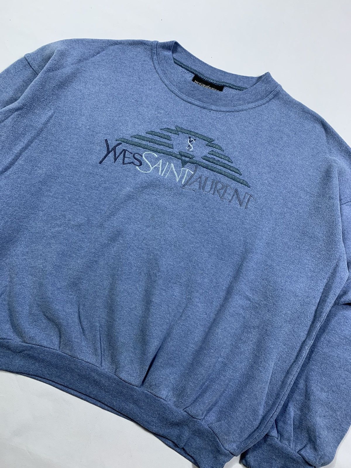 Yves Saint Laurent YSL For Men crewneck Size US M / EU 48-50 / 2 - 3 Thumbnail