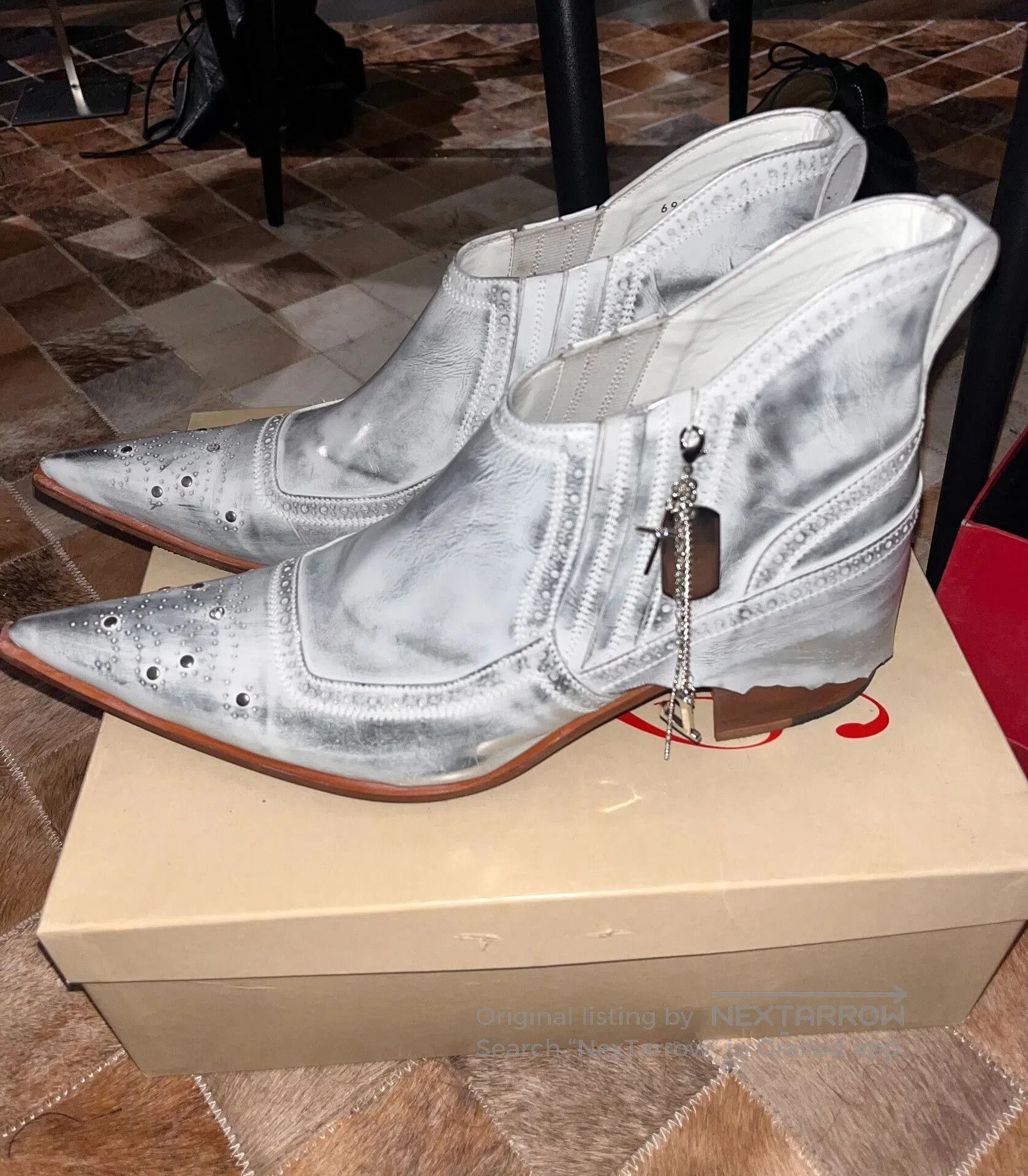 Japanese Brand hiromu takahara stylish cowboy boots. Size US 9 / EU 42 - 4 Thumbnail
