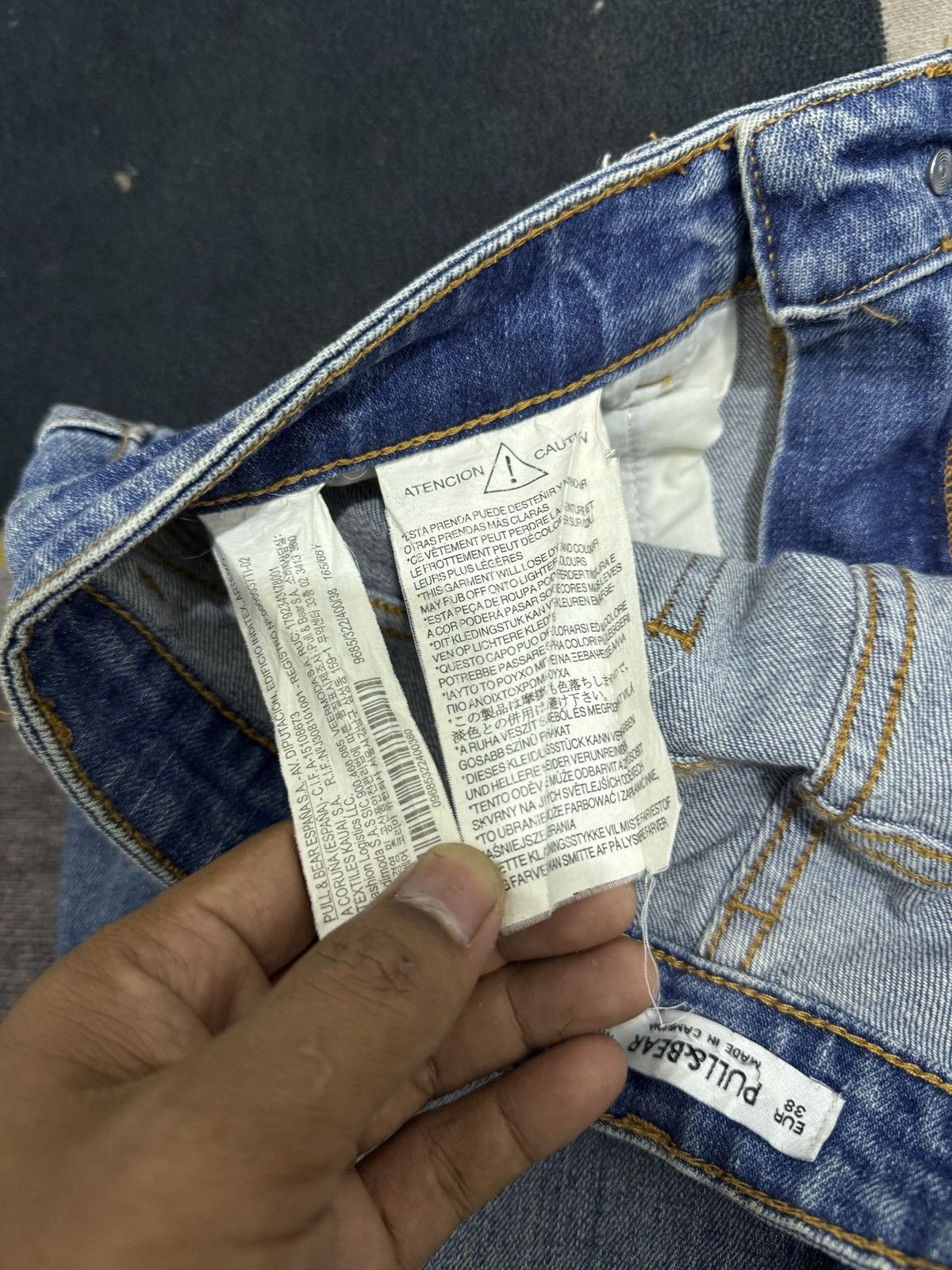 Pull & Bear PULL&BEAR IFSIXWASNINE DENIM PANTS Size US 30 / EU 46 - 8 Thumbnail