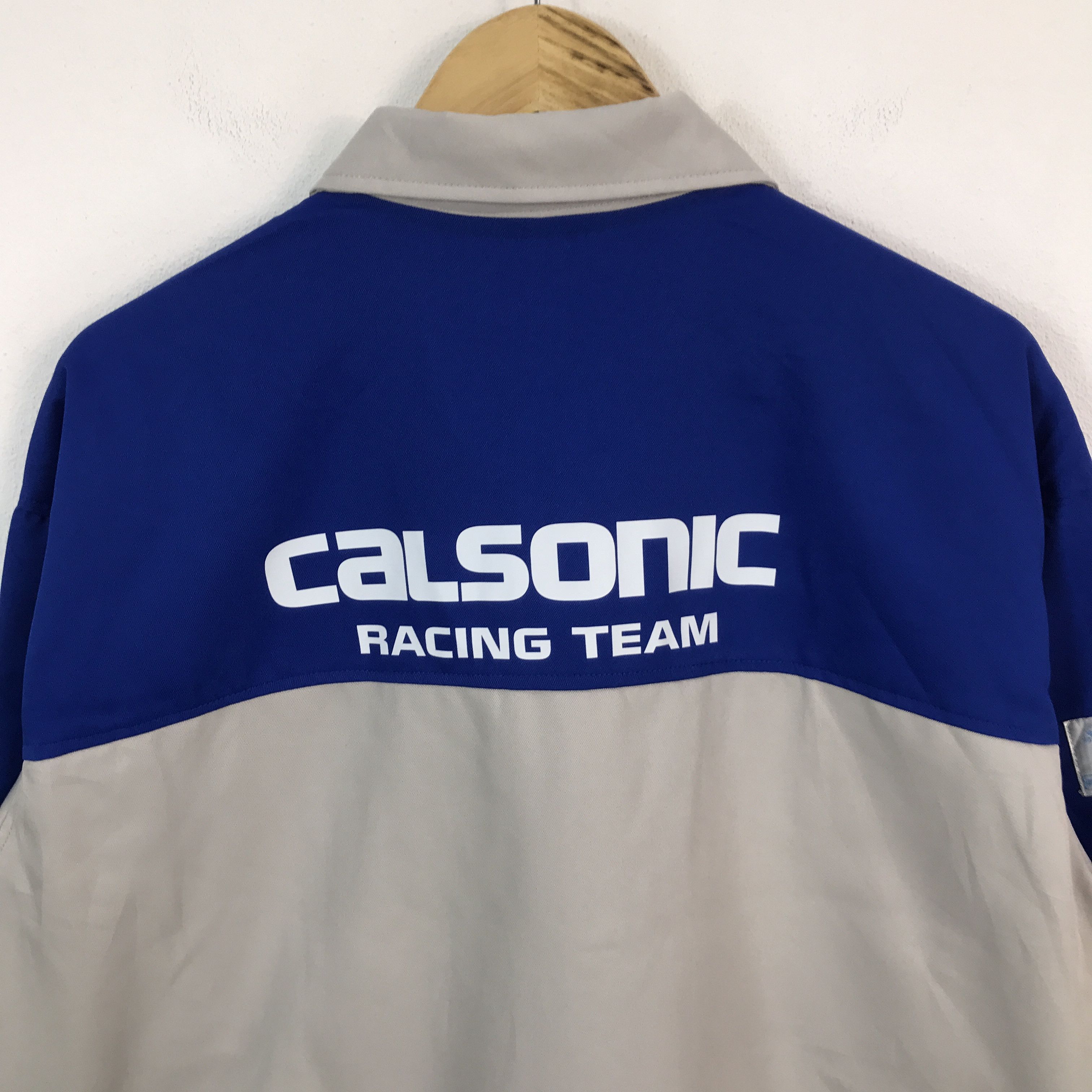 Other Vintage calsonic racing team Nissan Japan uniform jacket Size US XL / EU 56 / 4 - 4 Thumbnail