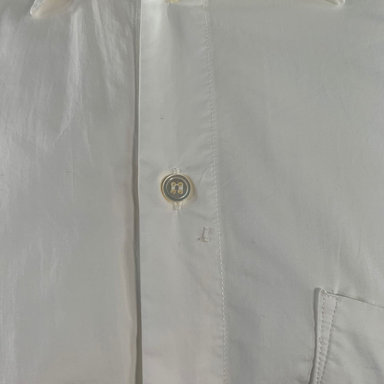 Other Size S White Cotton Oversized One Pocket Volume Shirt Size US S / EU 44-46 / 1 - 6 Thumbnail