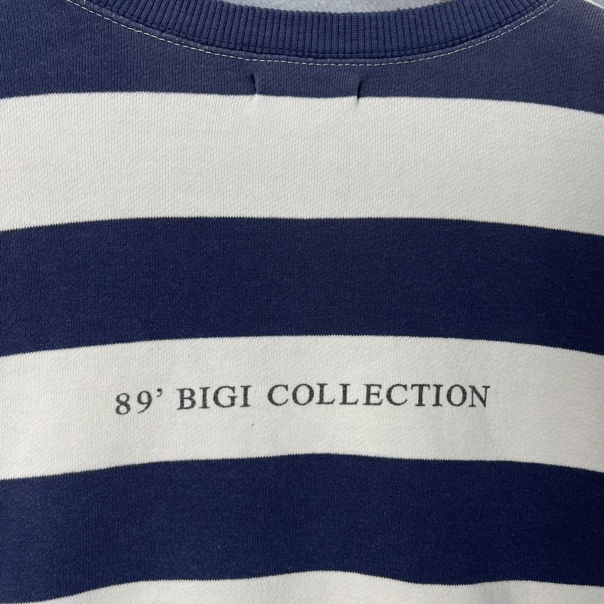 BIGI Vintage BIGI Collection Striped Sweatshirt Black White Size US M / EU 48-50 / 2 - 9 Thumbnail