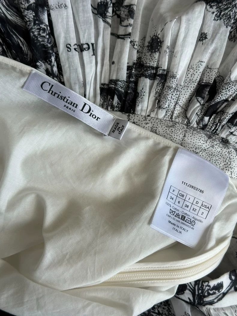 Dior Dior Butterfly floral print skirt Size 24" / US 00 / IT 34 - 3 Thumbnail