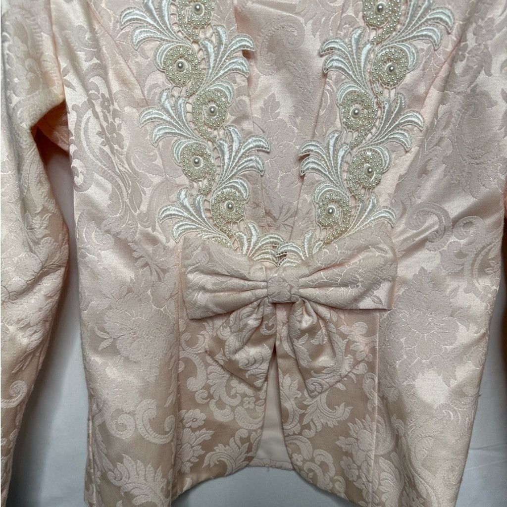 The Unbranded Brand Vintage Scott McClintock embroidered jacket skirt set sz 12 Size 34" / US 12 / IT 48 - 4 Thumbnail