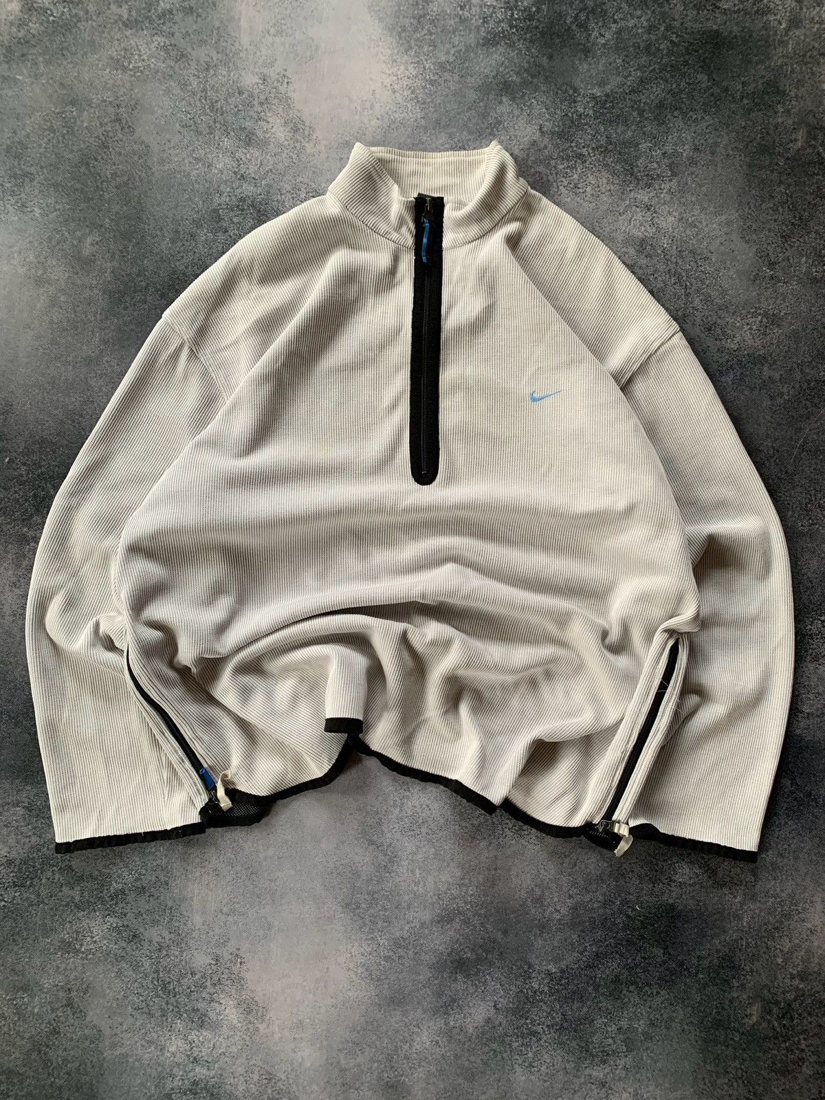 Nike × Vintage Nike vintage 1/3 zip up sweatshirt y2k Size US XL / EU 56 / 4 - 17 Thumbnail