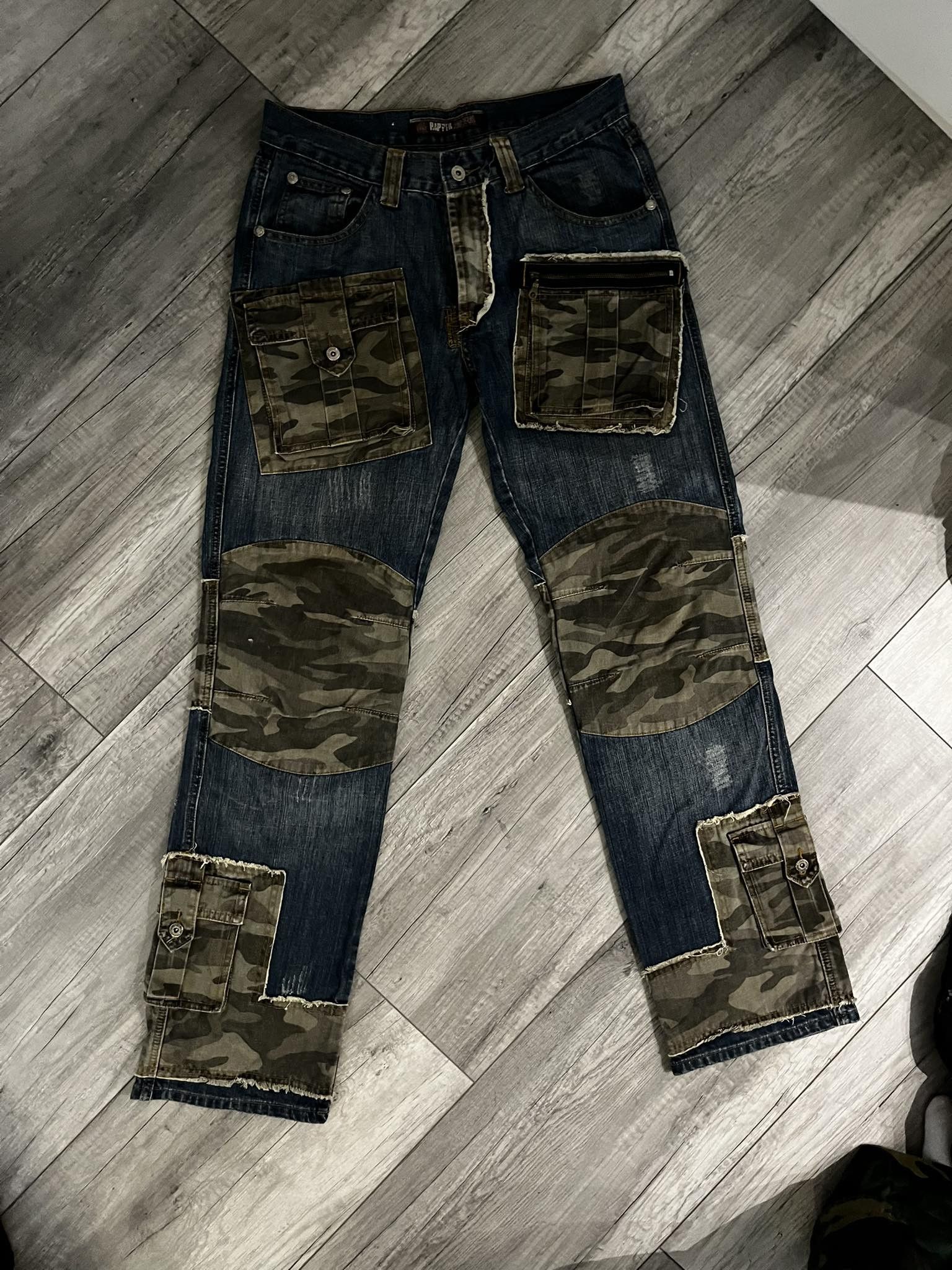 image of Affliction x Camo Moro Jeans in Camo, Men's (Size 36)