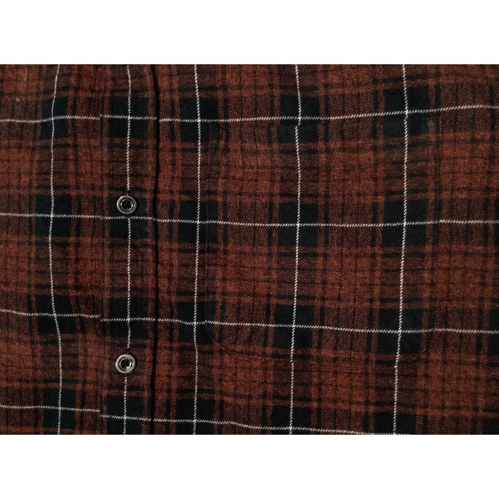 Prana prAna Shirt Mens XL Red Black Plaid Flannel Button Up Long Sleeve Organic Cotton Size US XL / EU 56 / 4 - 5 Thumbnail