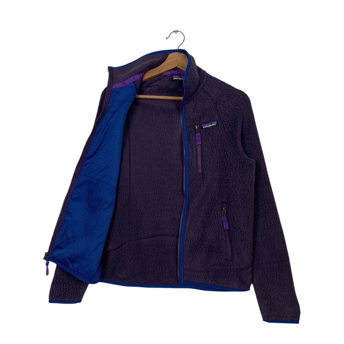 Patagonia PATAGONIA Deep Pile Purple Fleece Jacket #2475-C111 Size US XXS / EU 40 - 7 Thumbnail