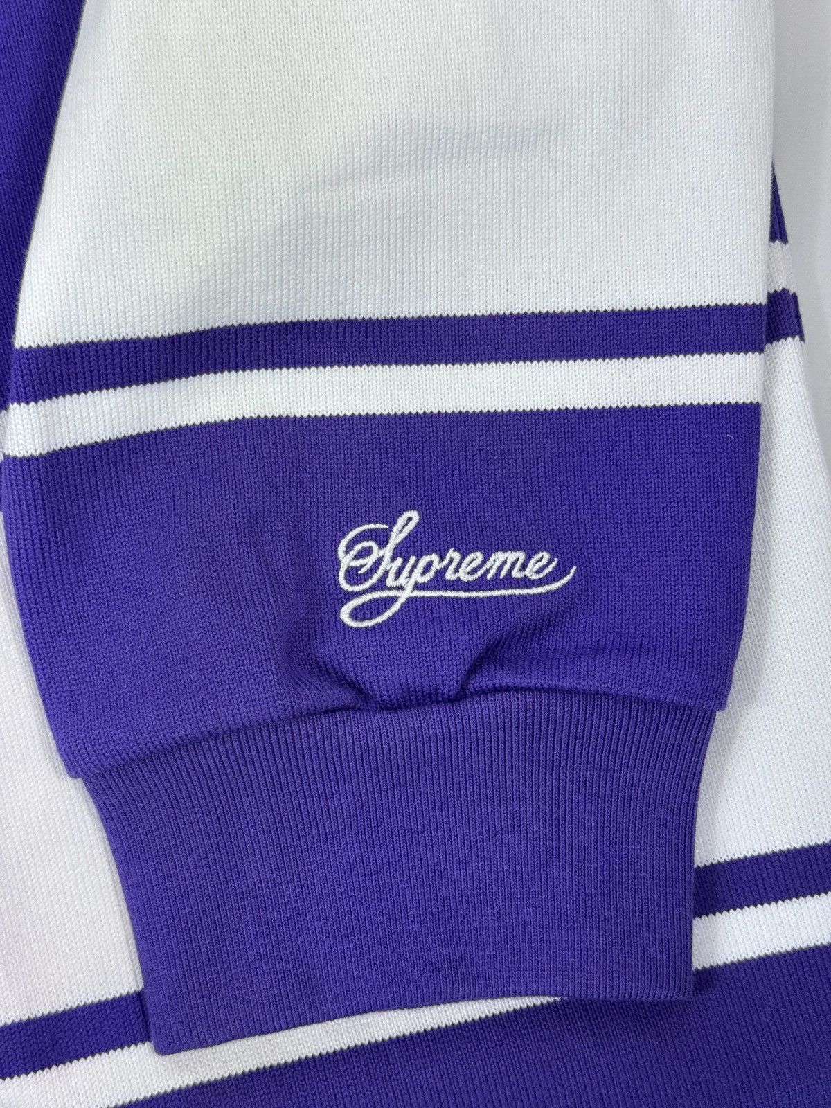 Nike × Supreme LOGO EMBROIDERED LONG SLEEVE POLO Size US XL / EU 56 / 4 - 6 Thumbnail
