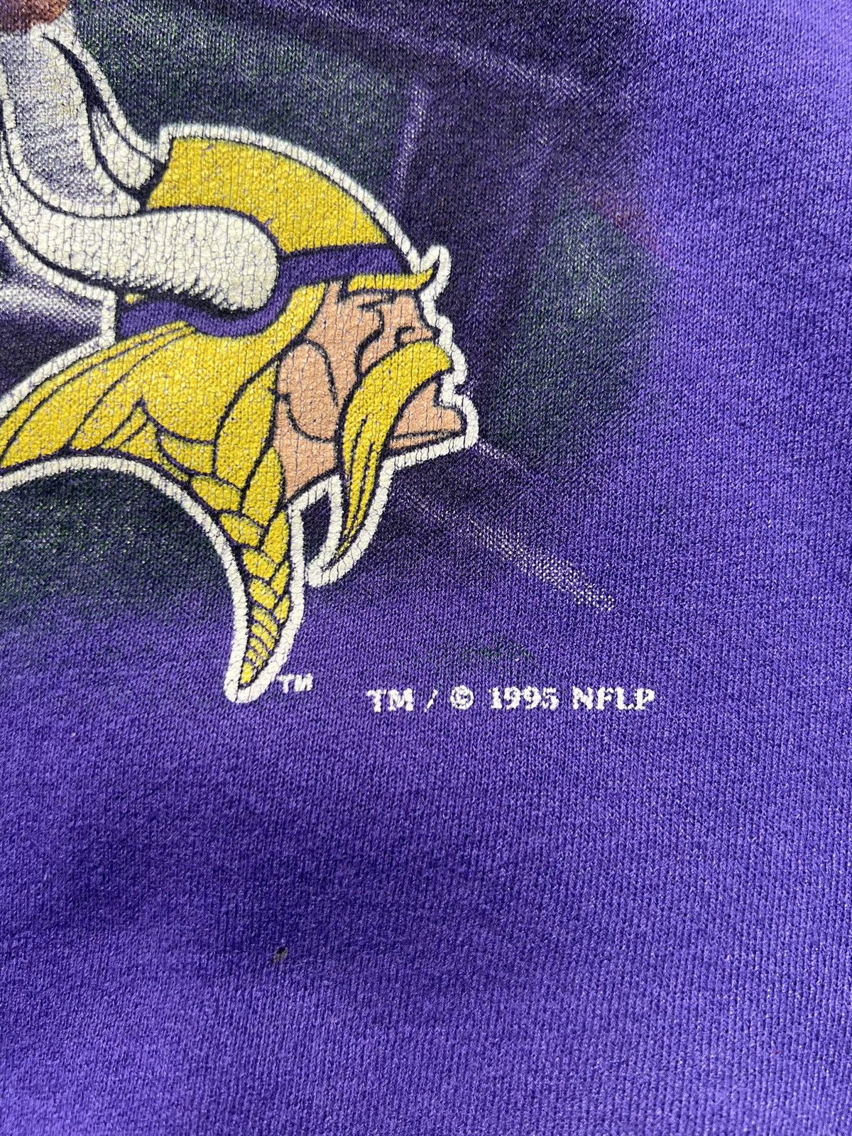 Nutmeg × Vintage Vintage Minnesota Vikings Sweatshirt Size US XL / EU 56 / 4 - 3 Thumbnail