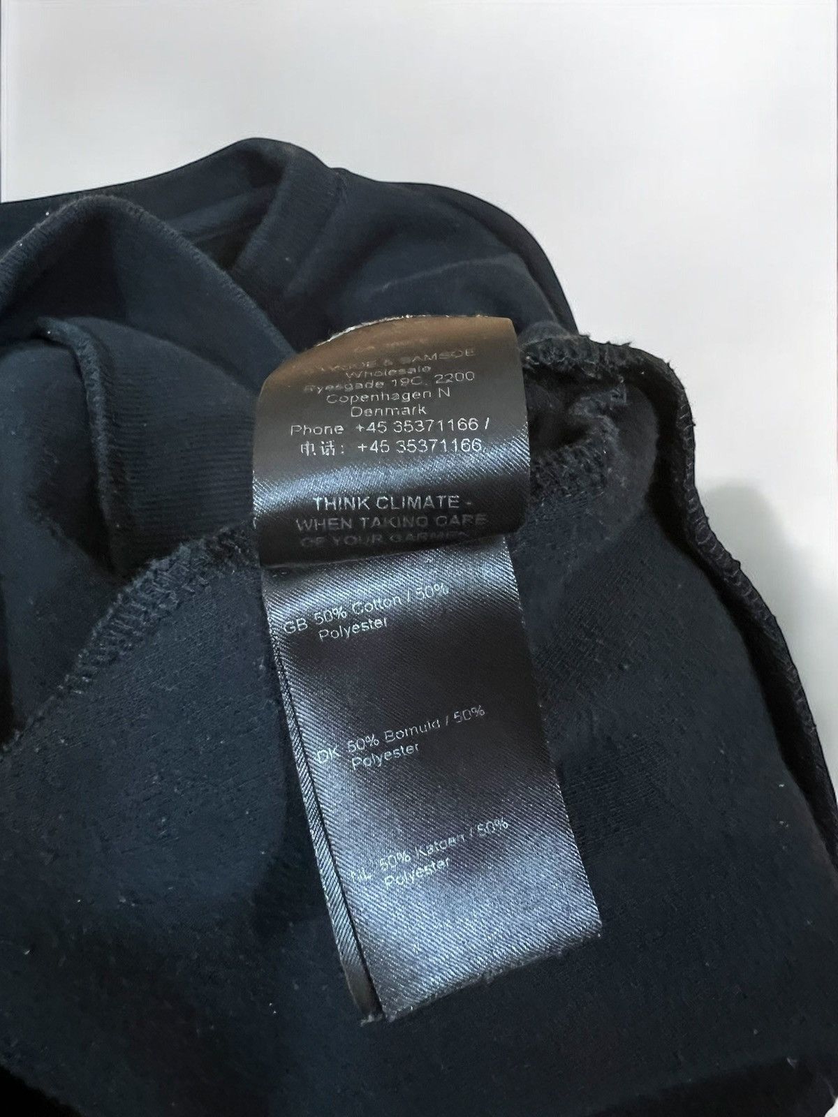 Samsoe Samsoe Samsoe Samsoe Robin Black crewneck size M Size US M / EU 48-50 / 2 - 7 Thumbnail