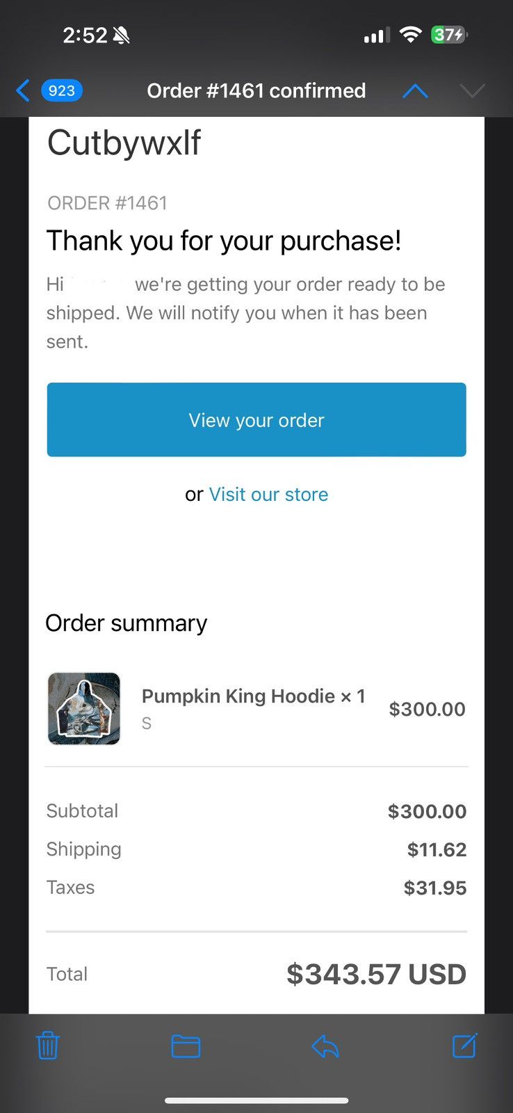 Vintage Pumpkin King Hoodie Size US S / EU 44-46 / 1 - 6 Thumbnail