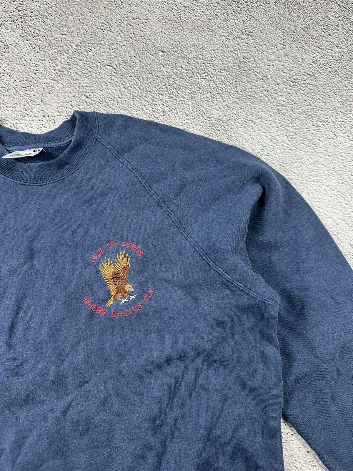 Fruit Of The Loom Vintage Fruit of the Loom Sweats Y2K Faded 90s Japan Size US XL / EU 56 / 4 - 7 Thumbnail